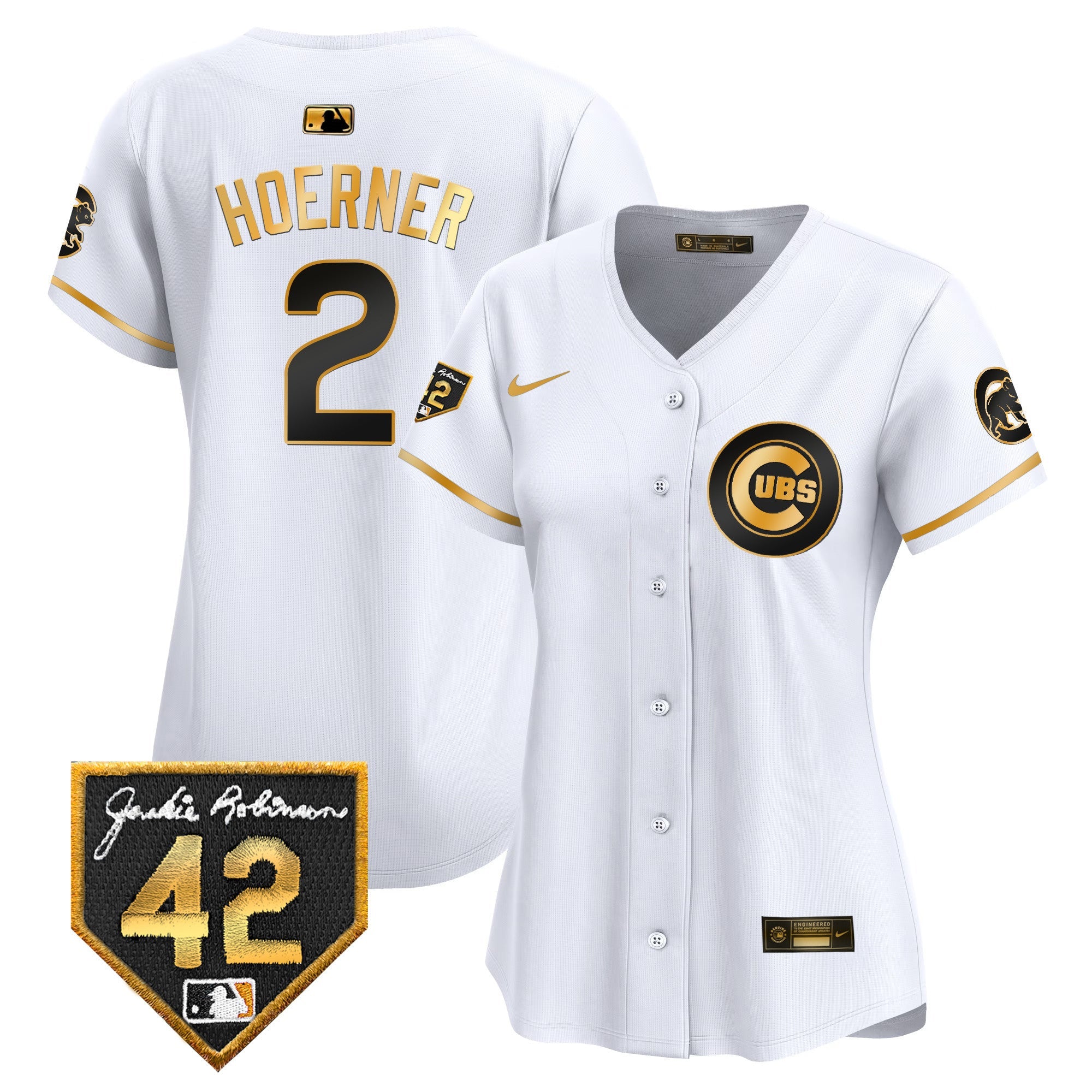 Women’s Chicago Jackie Robinson Patch Vapor Premier Limited Jersey V2