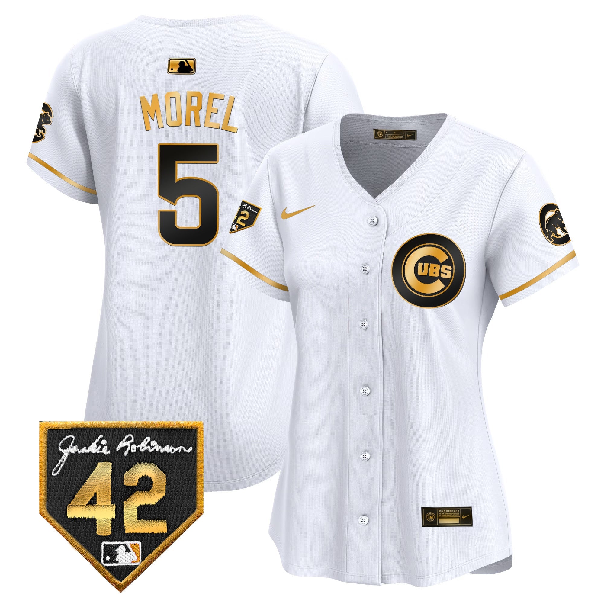 Women’s Chicago Jackie Robinson Patch Vapor Premier Limited Jersey V2