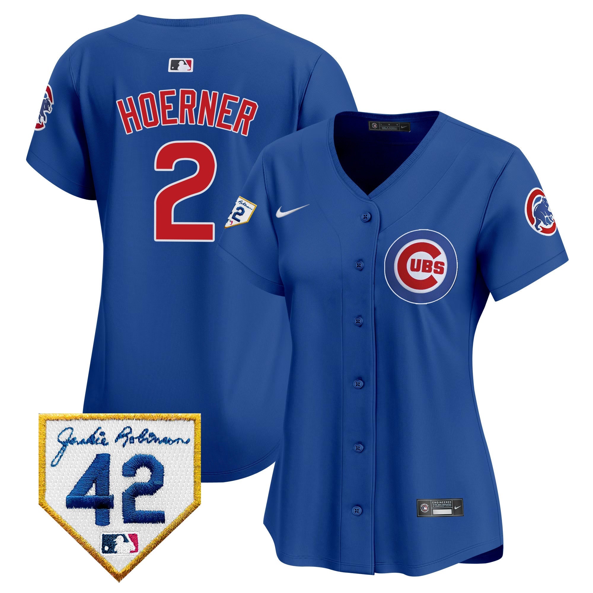 Women’s Chicago Jackie Robinson Patch Vapor Premier Limited Jersey V2