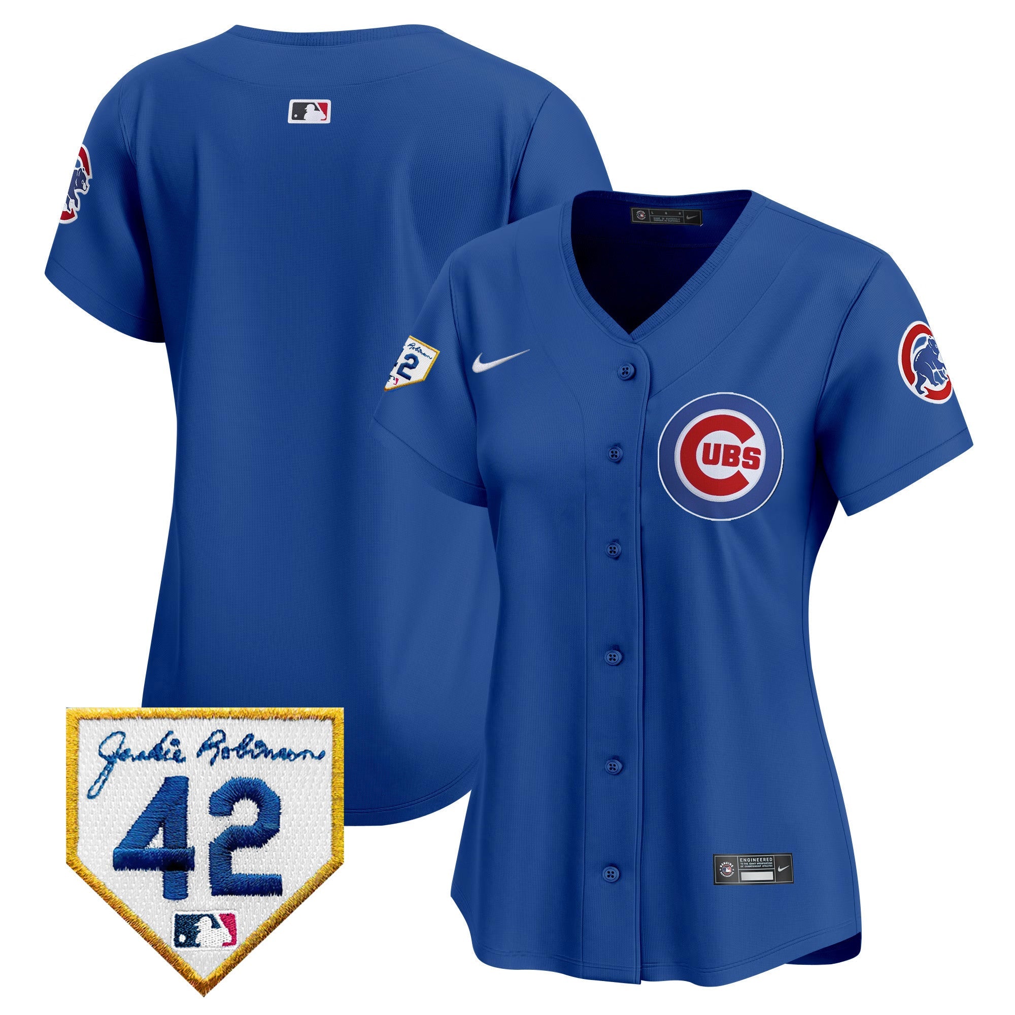 Women’s Chicago Jackie Robinson Patch Vapor Premier Limited Jersey V2