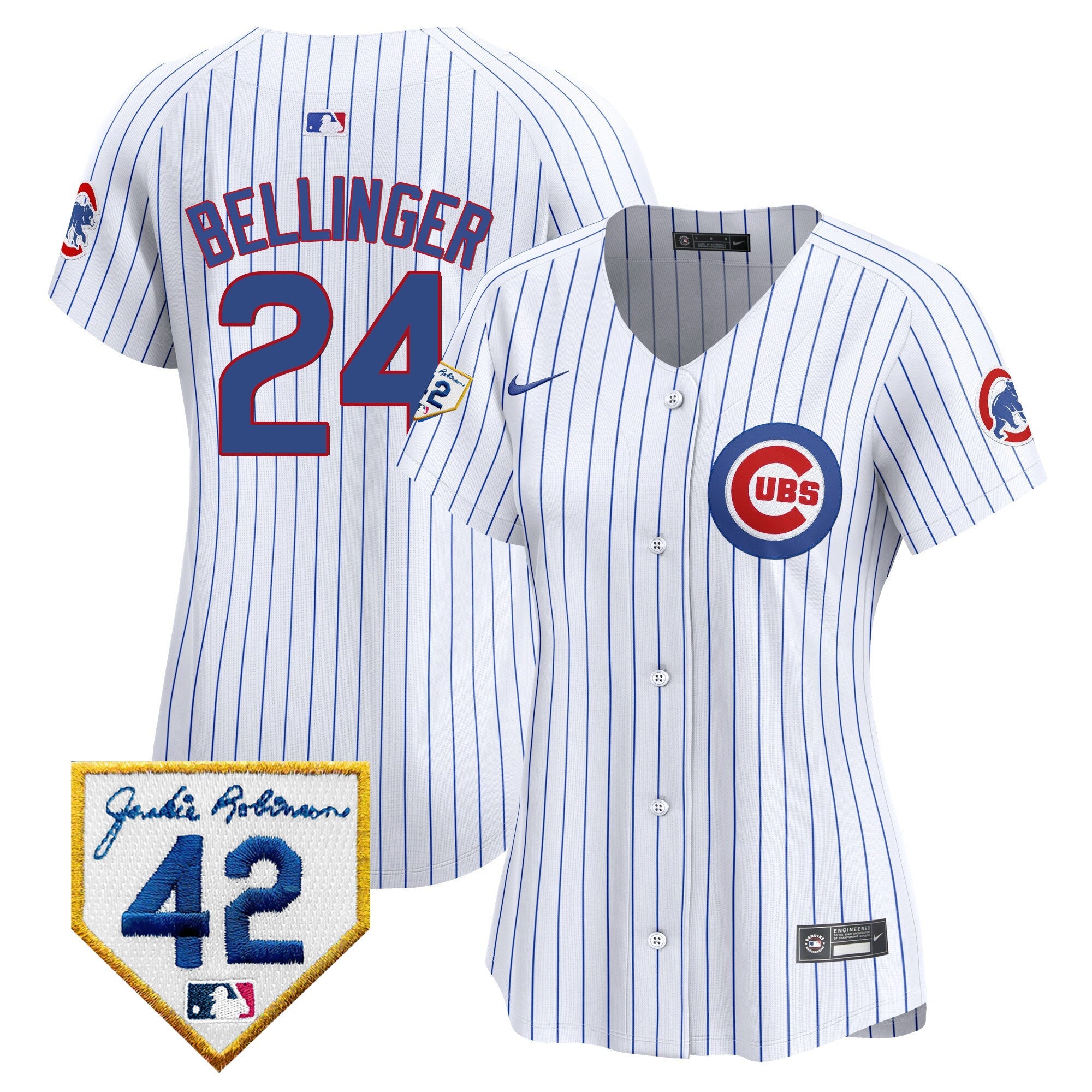 Women’s Chicago Jackie Robinson Patch Vapor Premier Limited Jersey V2