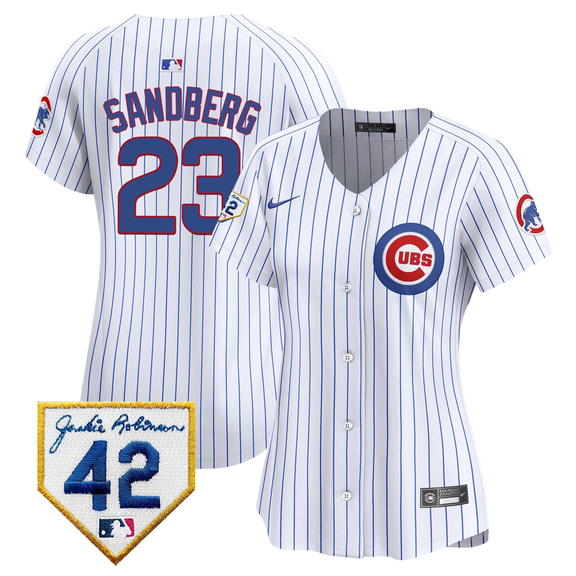 Women’s Chicago Jackie Robinson Patch Vapor Premier Limited Jersey V2