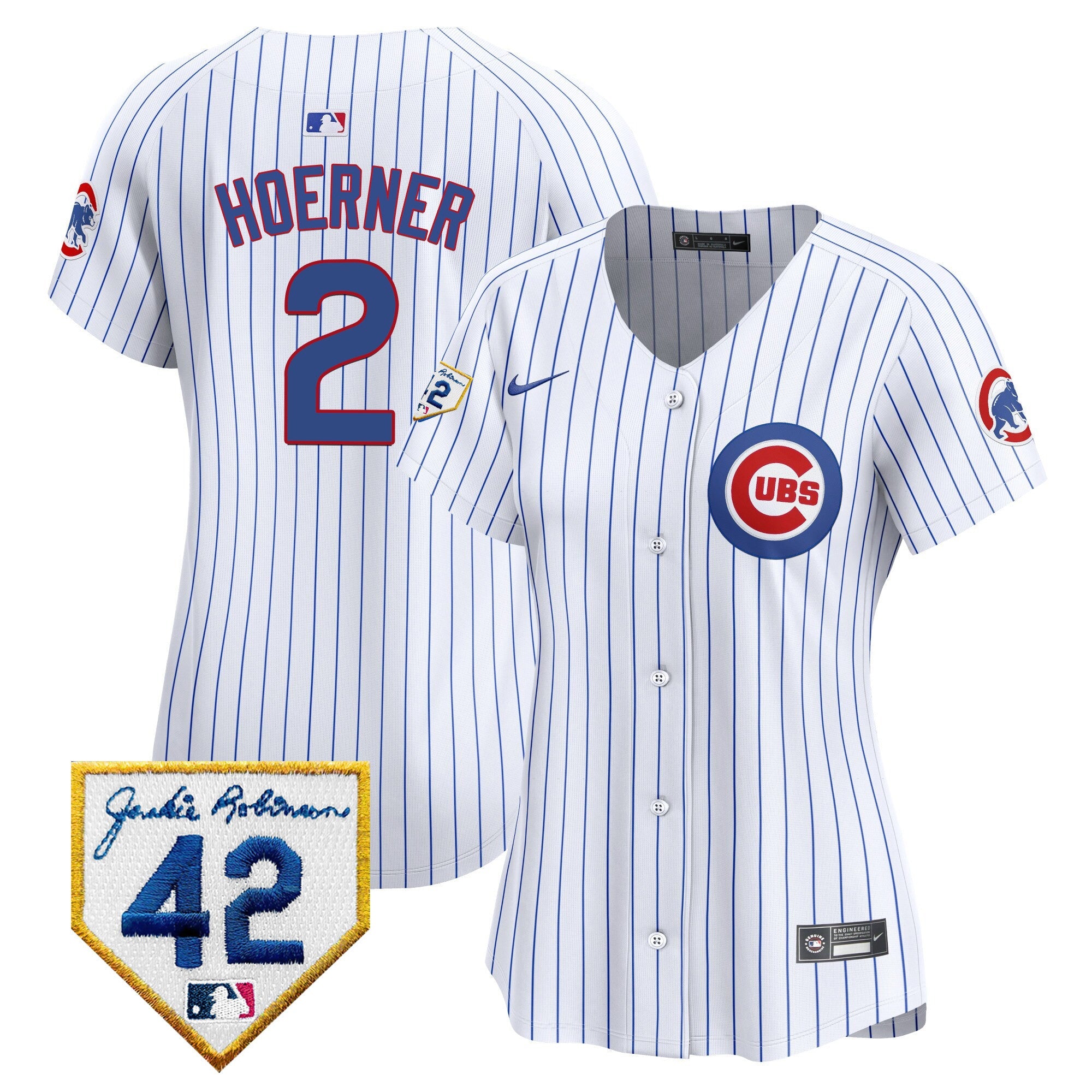 Women’s Chicago Jackie Robinson Patch Vapor Premier Limited Jersey V2