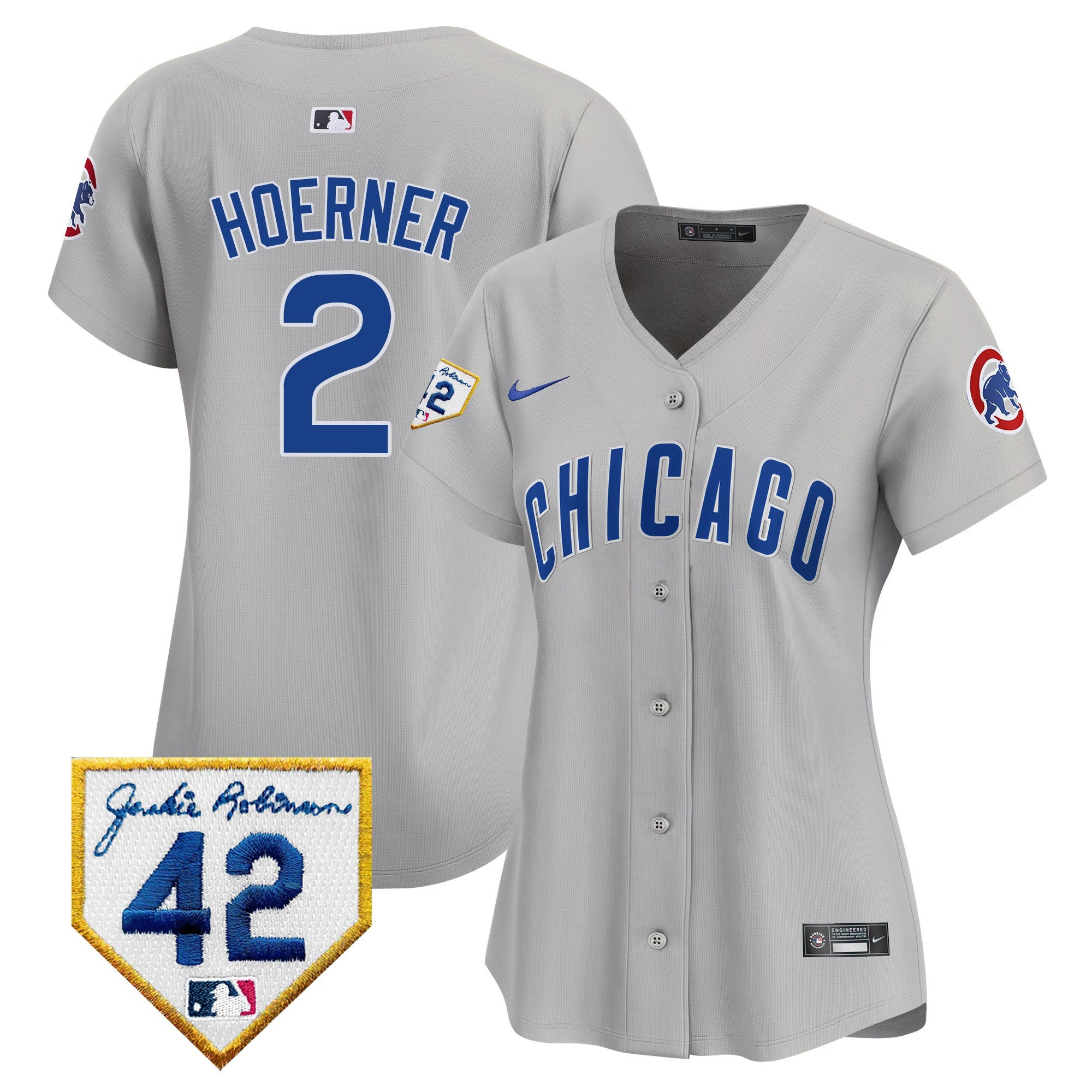 Women’s Chicago Jackie Robinson Patch Vapor Premier Limited Jersey V2