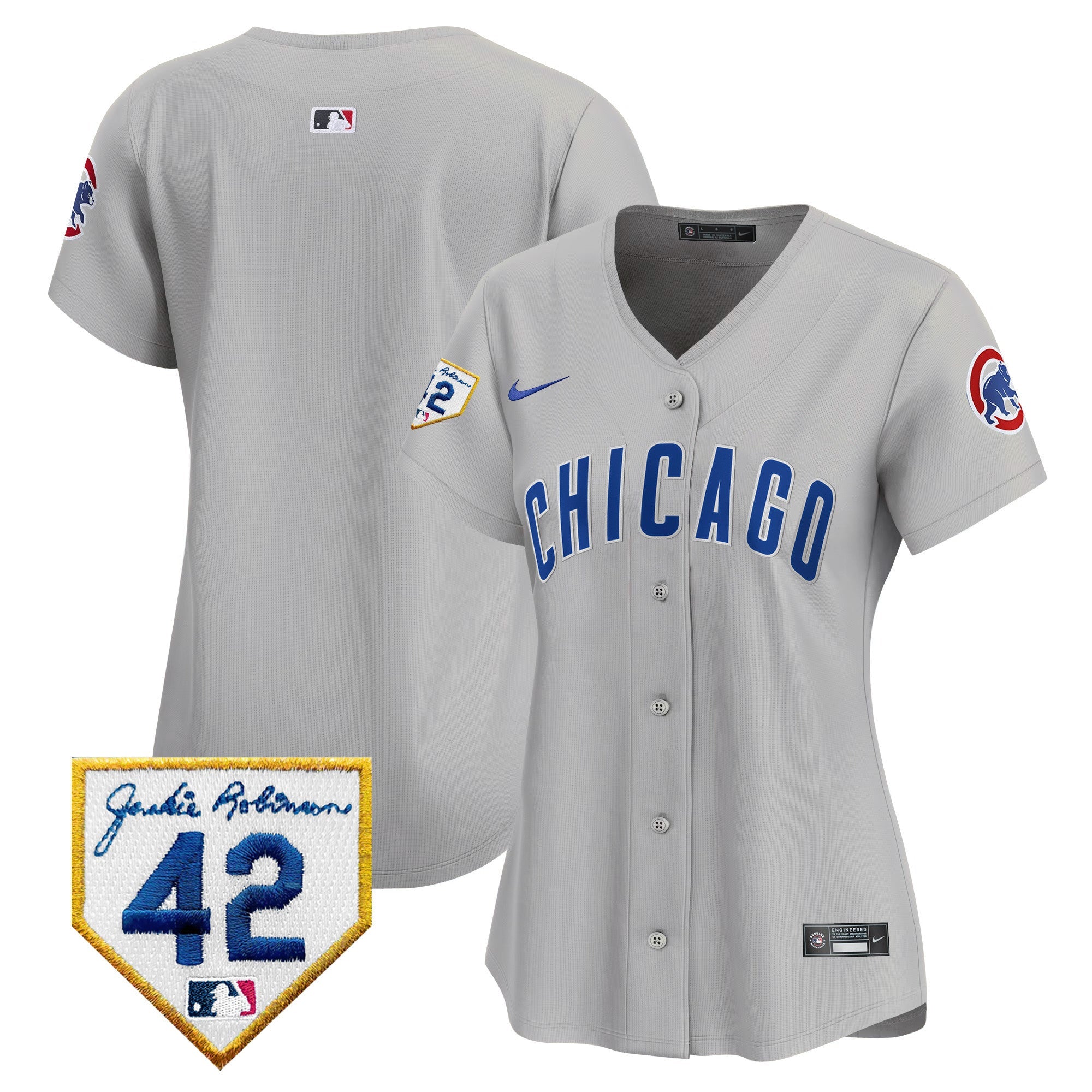 Women’s Chicago Jackie Robinson Patch Vapor Premier Limited Jersey V2