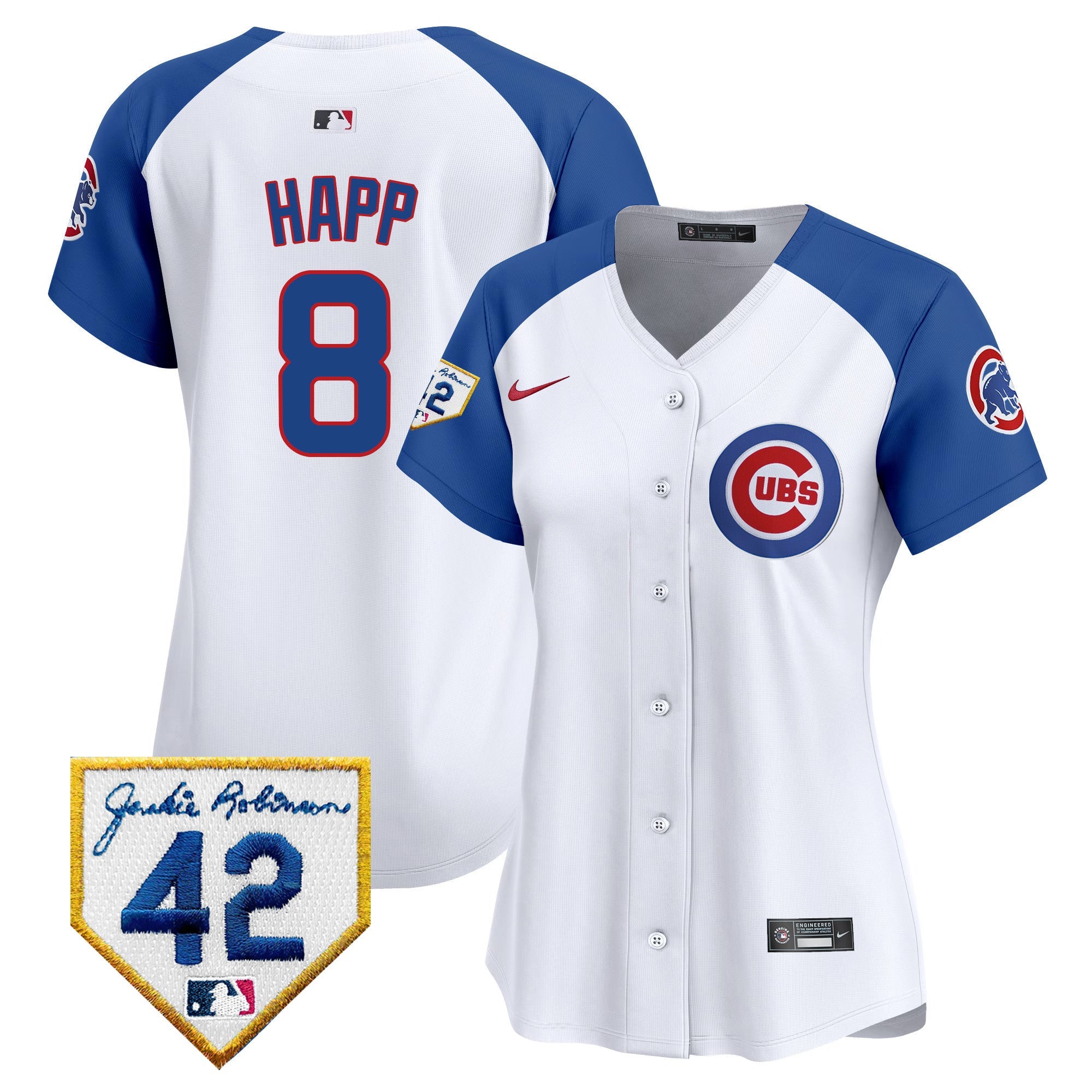 Women’s Chicago Jackie Robinson Patch Vapor Premier Limited Jersey V2