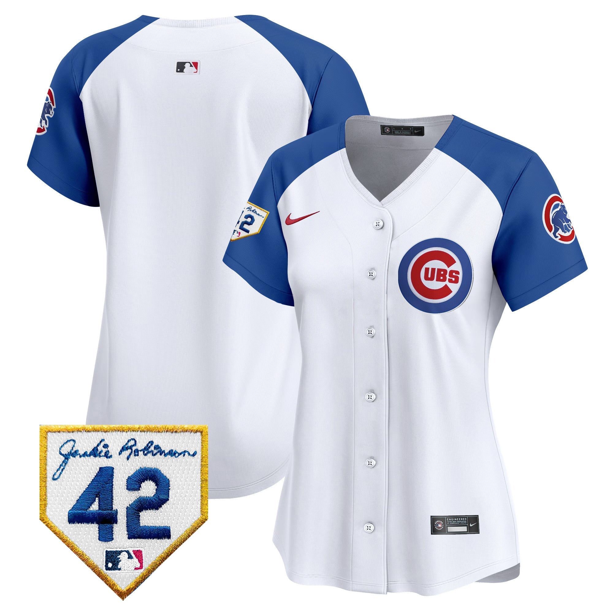 Women’s Chicago Jackie Robinson Patch Vapor Premier Limited Jersey V2