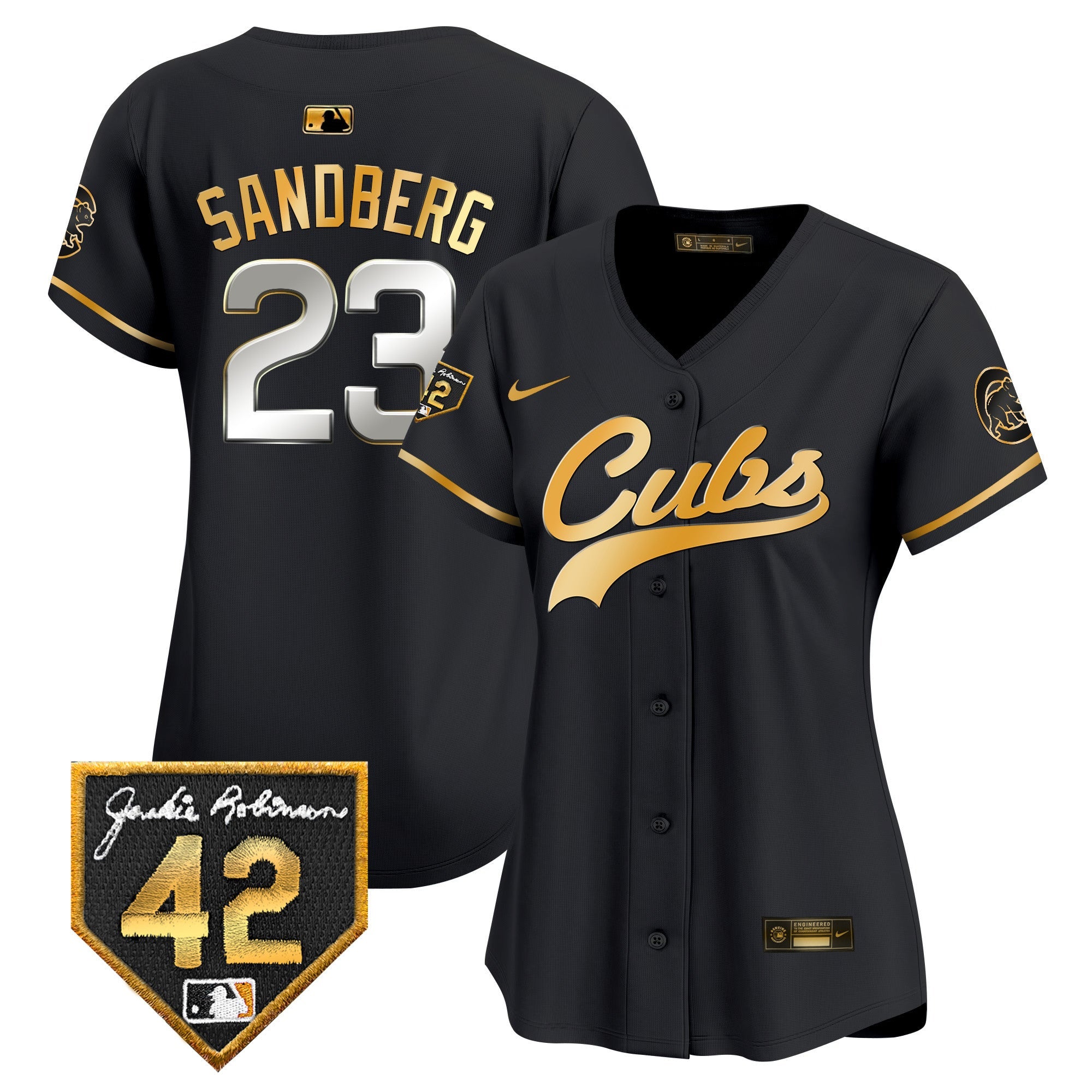Women’s Chicago Jackie Robinson Patch Vapor Premier Limited Jersey