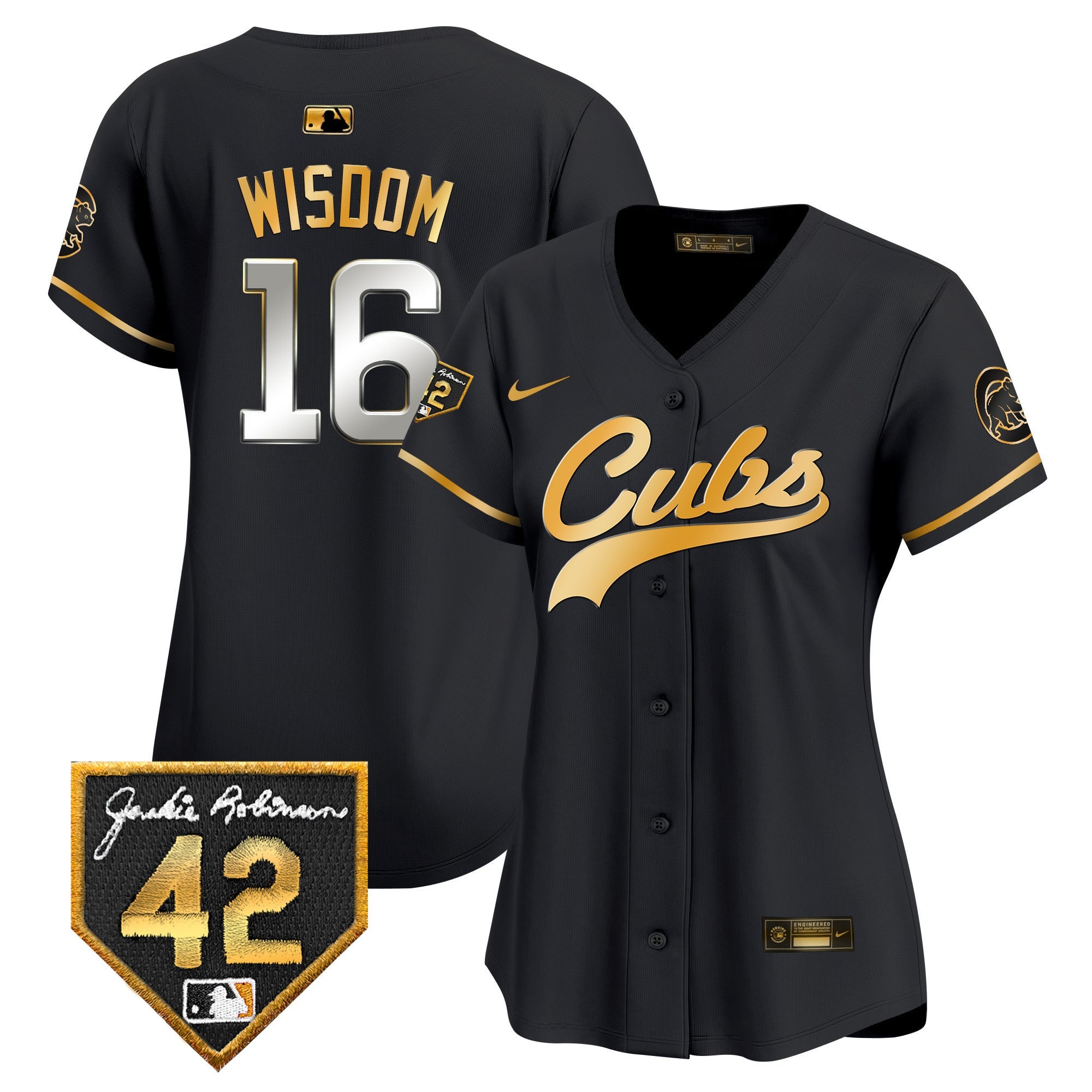 Women’s Chicago Jackie Robinson Patch Vapor Premier Limited Jersey