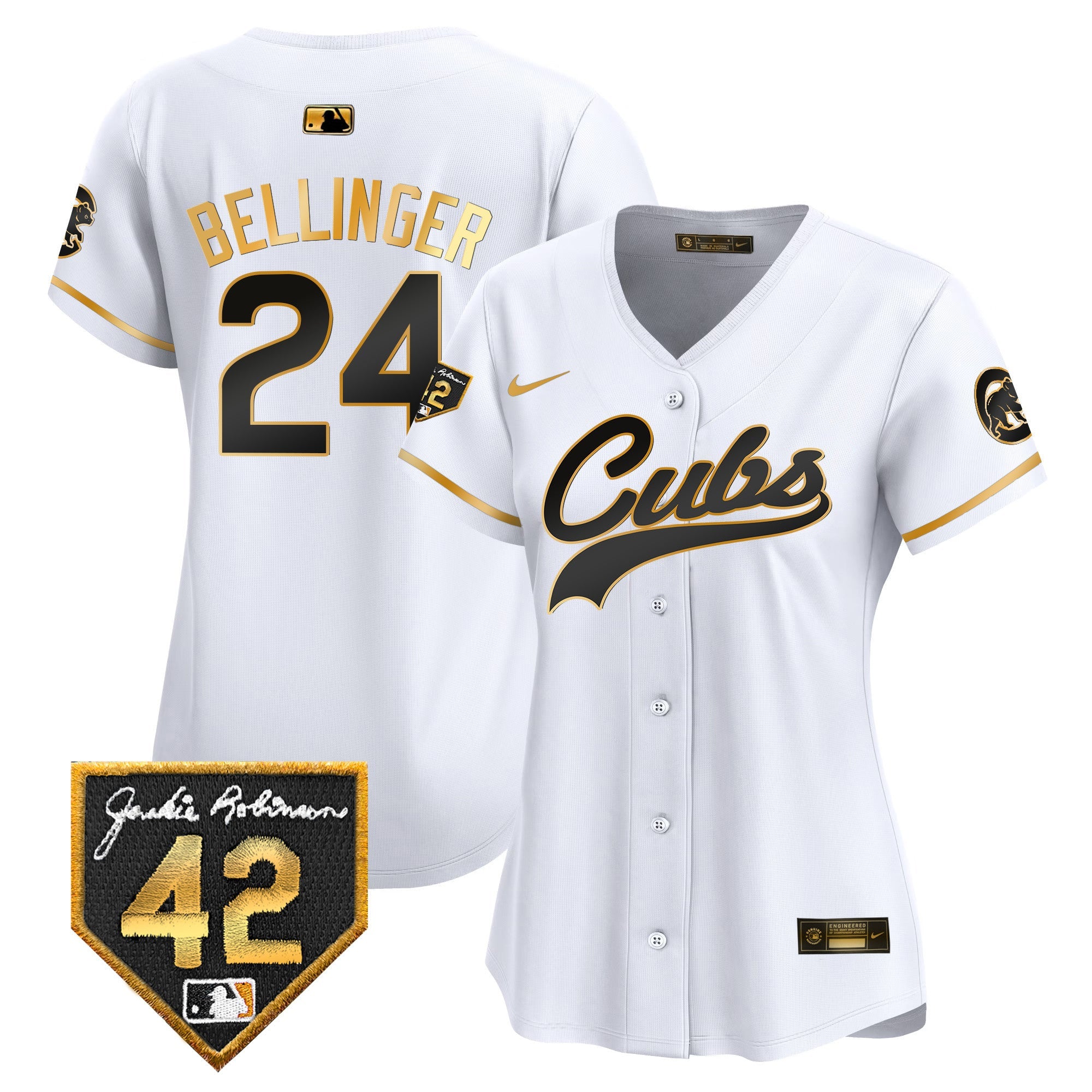 Women’s Chicago Jackie Robinson Patch Vapor Premier Limited Jersey