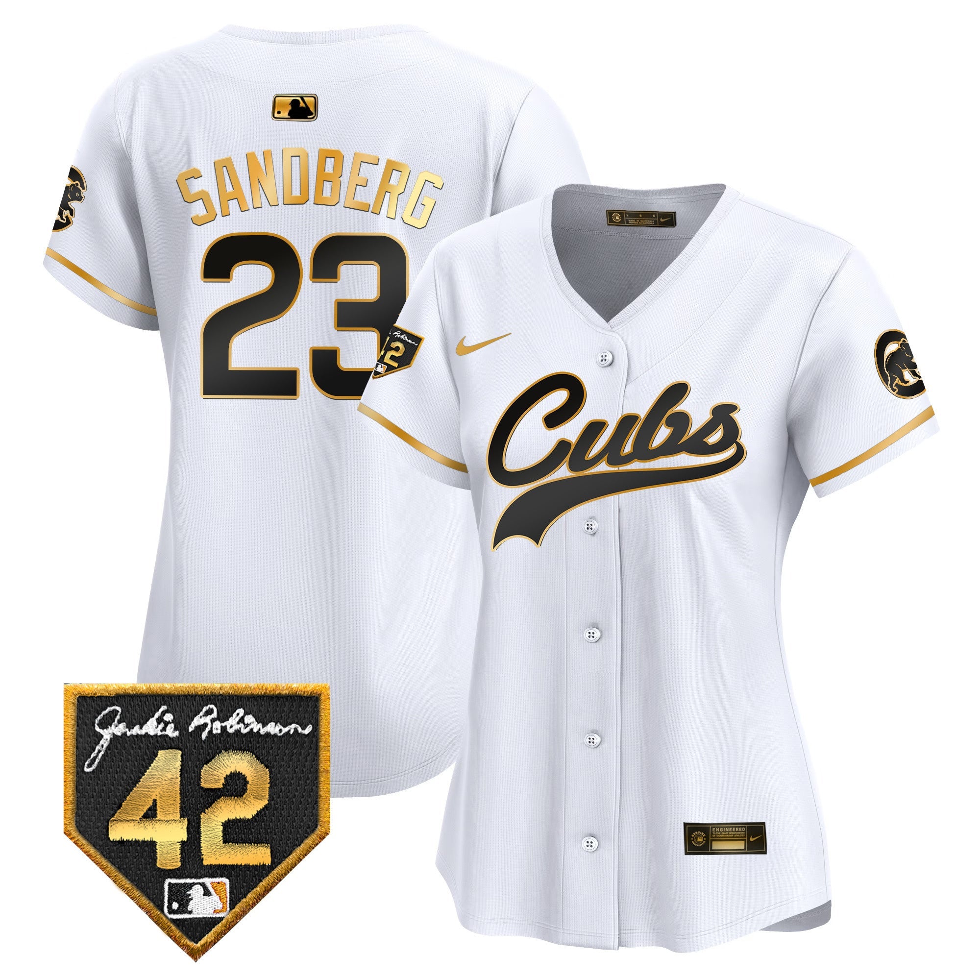 Women’s Chicago Jackie Robinson Patch Vapor Premier Limited Jersey