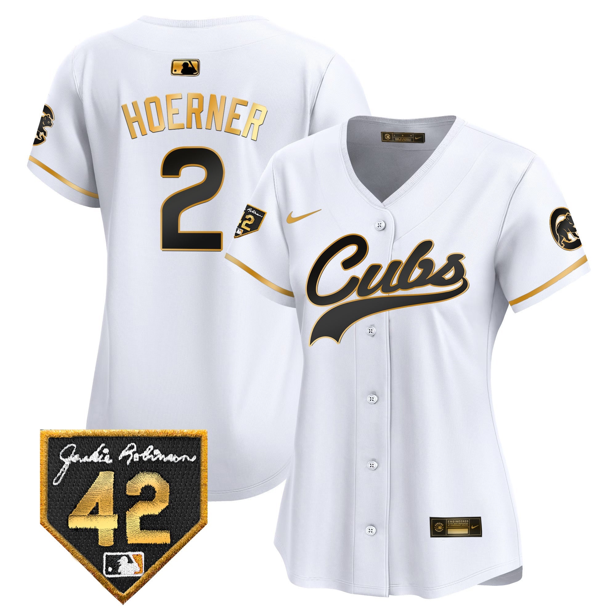 Women’s Chicago Jackie Robinson Patch Vapor Premier Limited Jersey