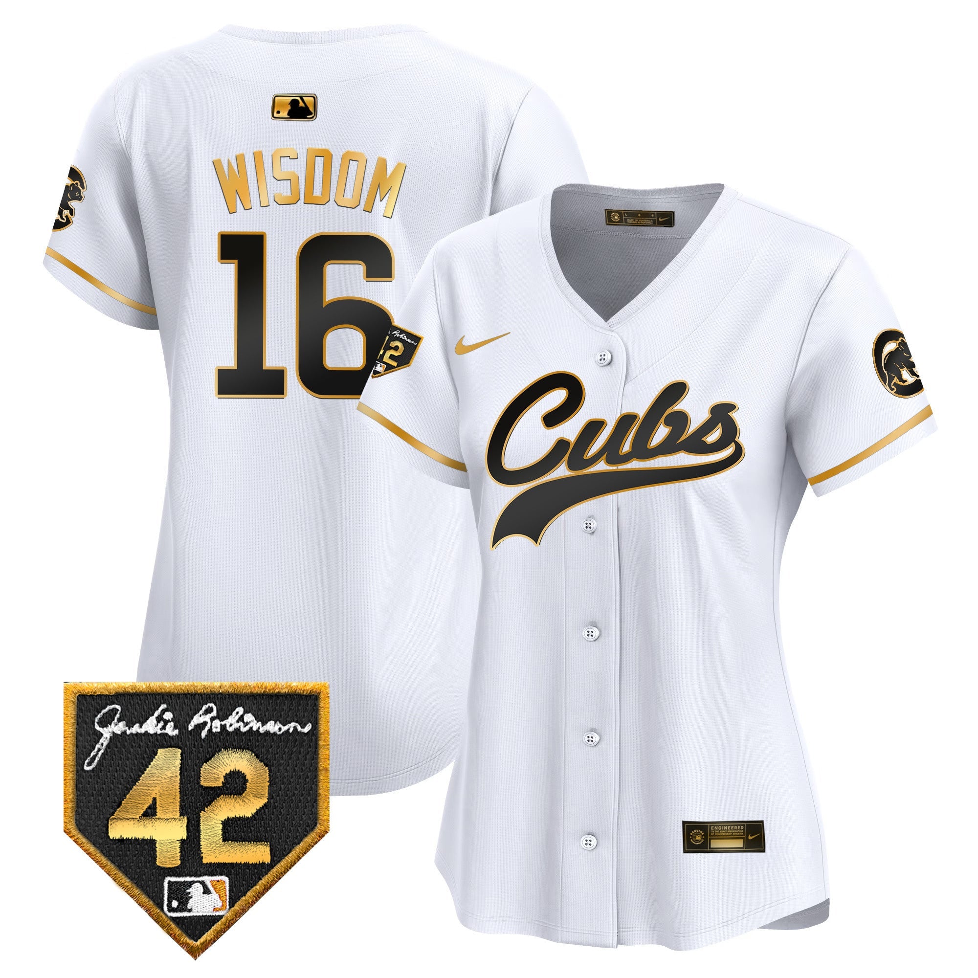 Women’s Chicago Jackie Robinson Patch Vapor Premier Limited Jersey