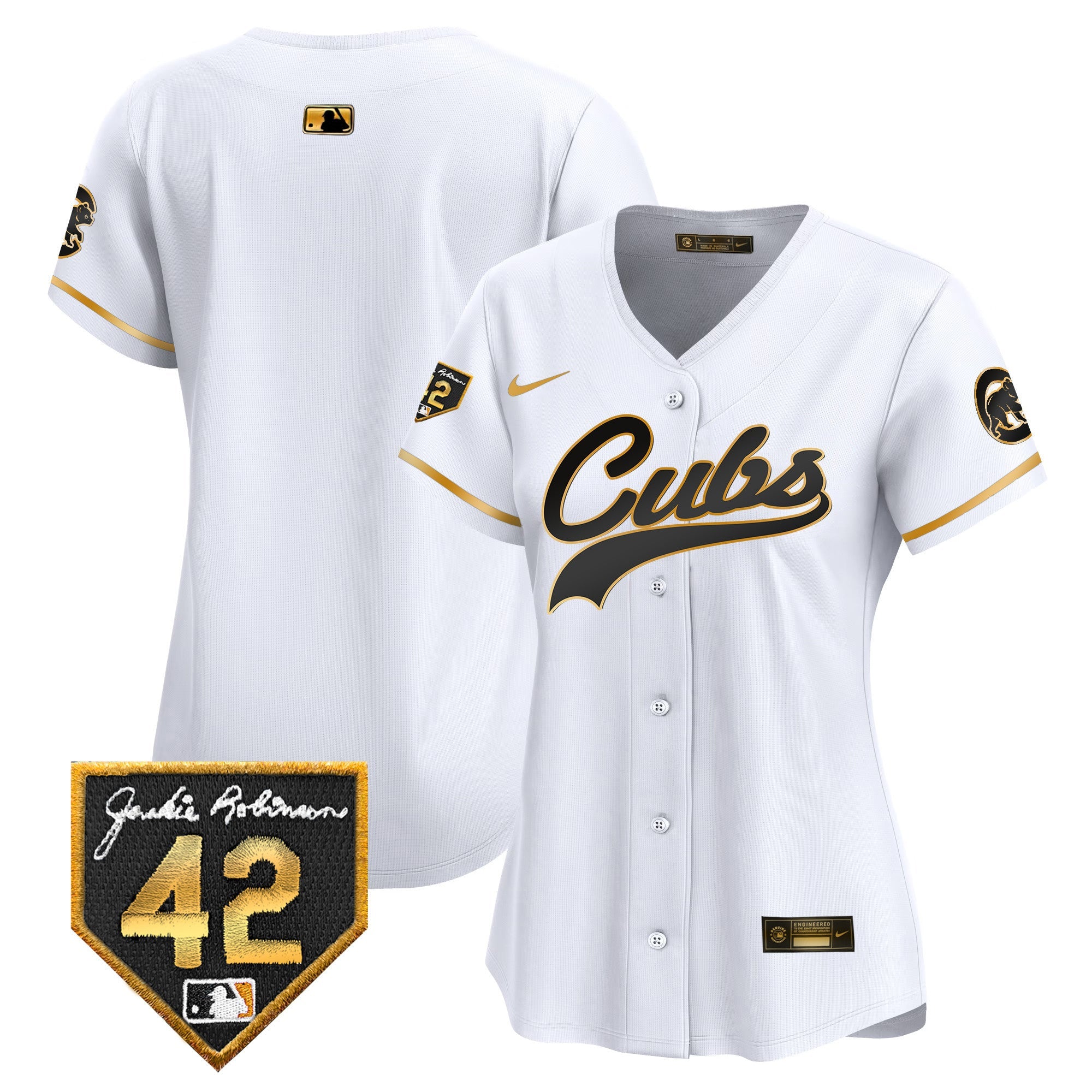 Women’s Chicago Jackie Robinson Patch Vapor Premier Limited Jersey