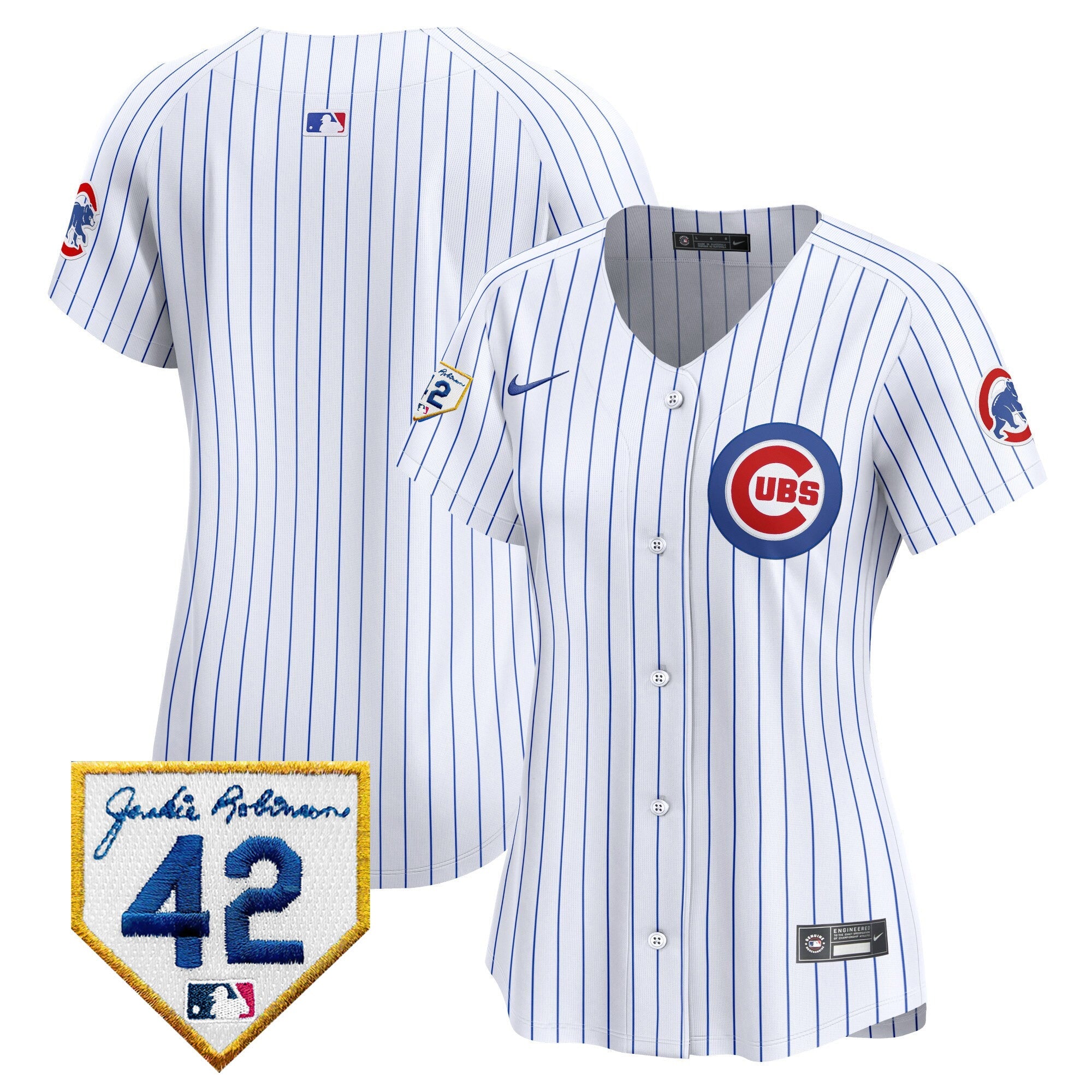 Women’s Chicago Jackie Robinson Patch Vapor Premier Limited Jersey