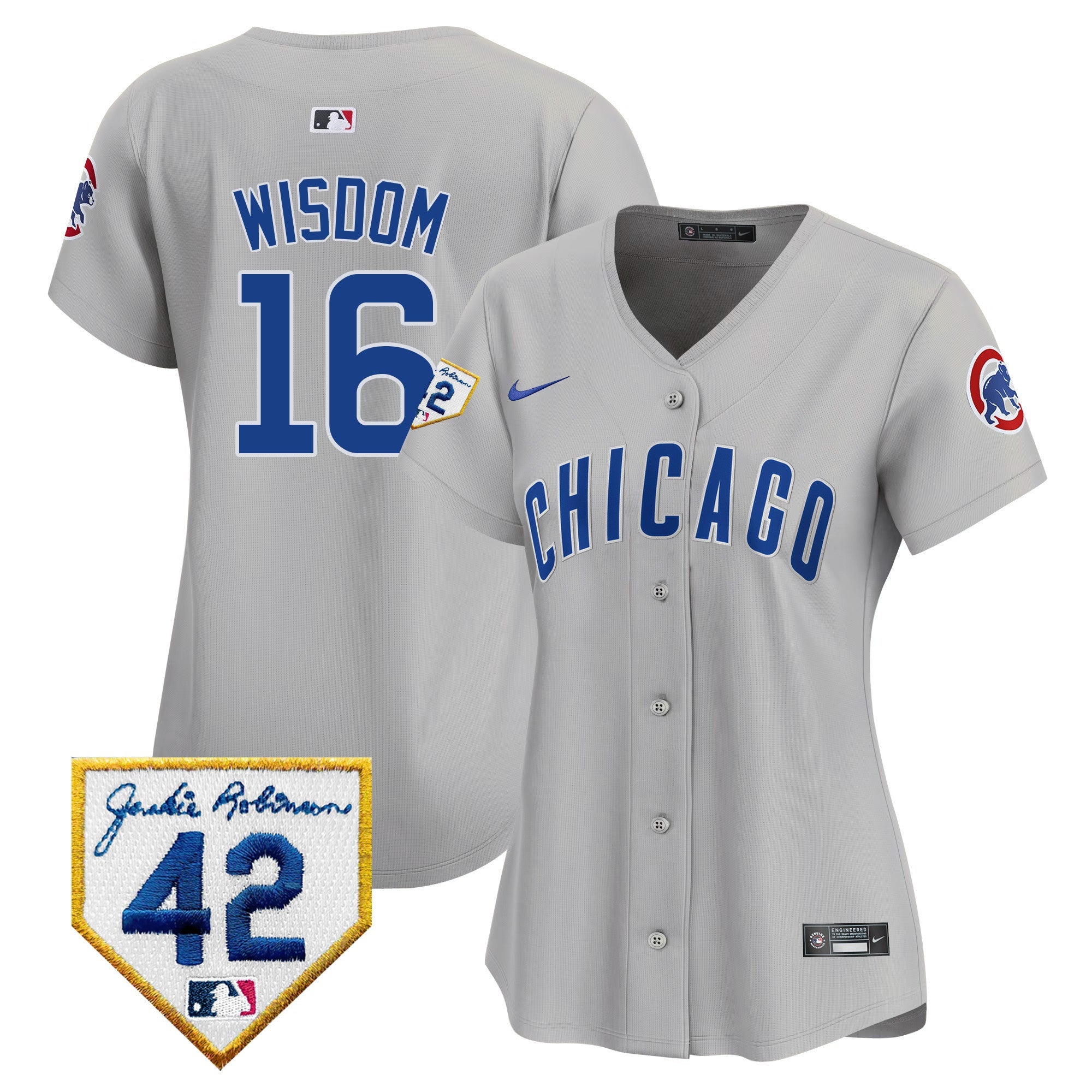 Women’s Chicago Jackie Robinson Patch Vapor Premier Limited Jersey