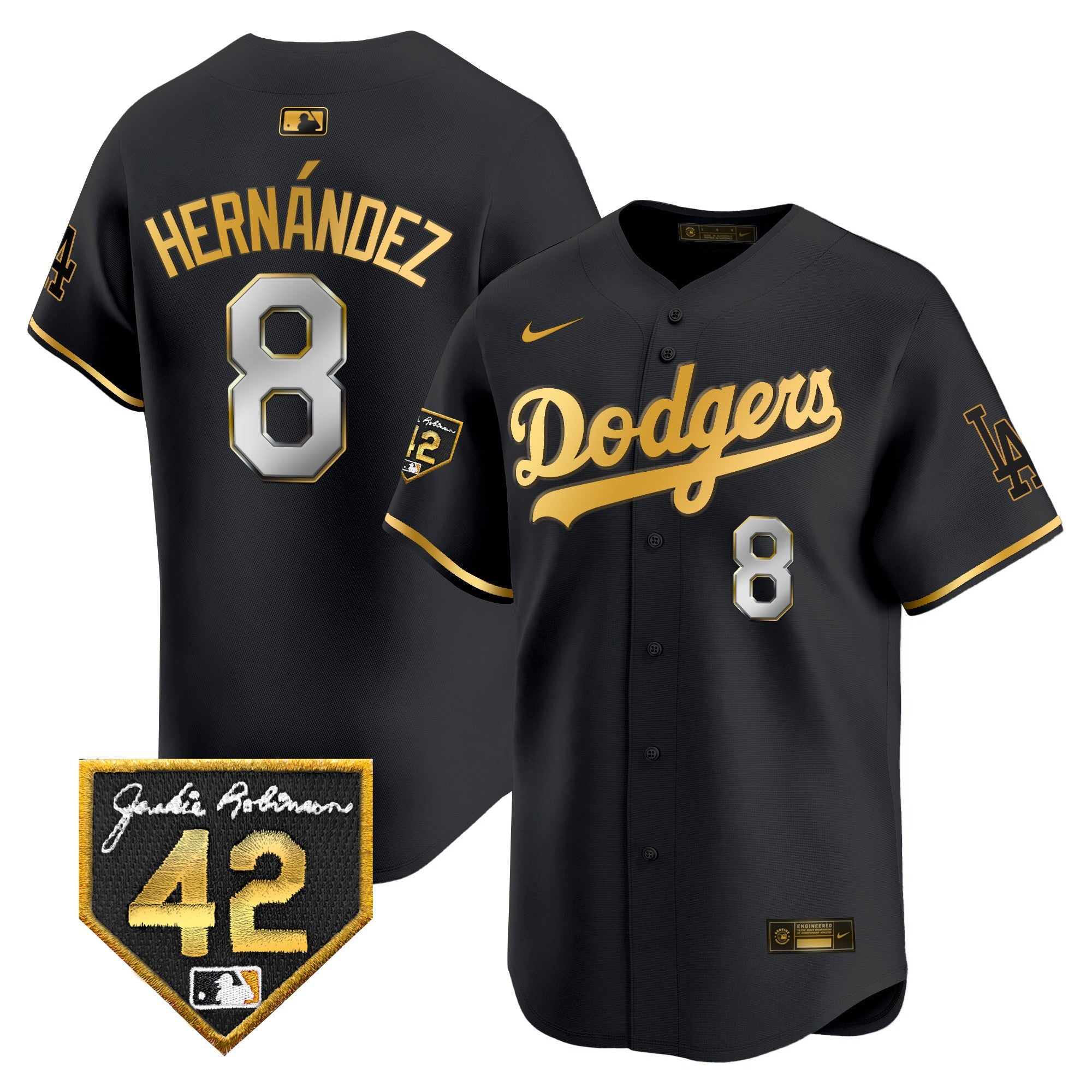 Men’s 2024 Jackie Robinson Patch Vapor Premier Limited Jersey