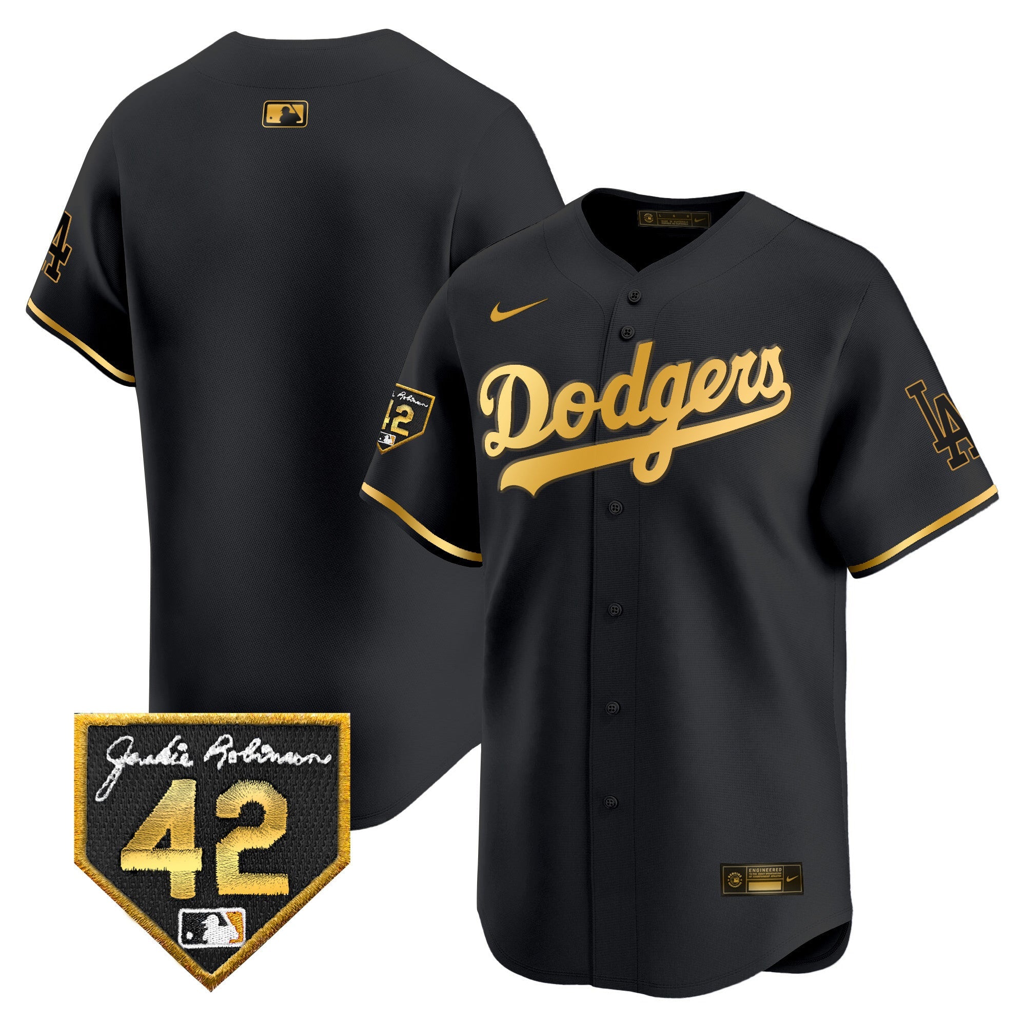 Men’s 2024 Jackie Robinson Patch Vapor Premier Limited Jersey