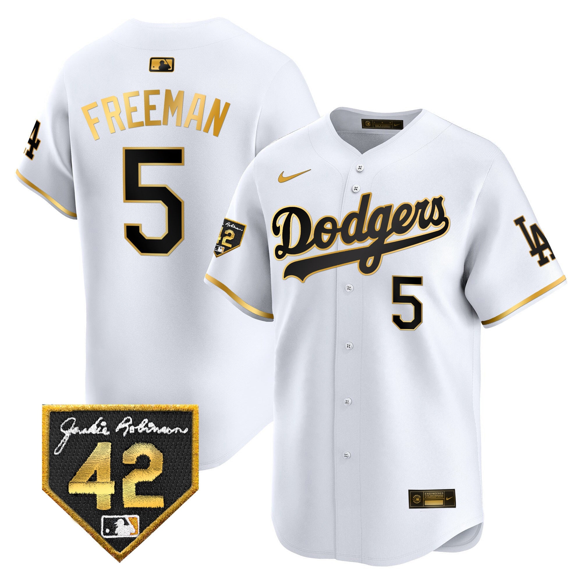 Men’s 2024 Jackie Robinson Patch Vapor Premier Limited Jersey