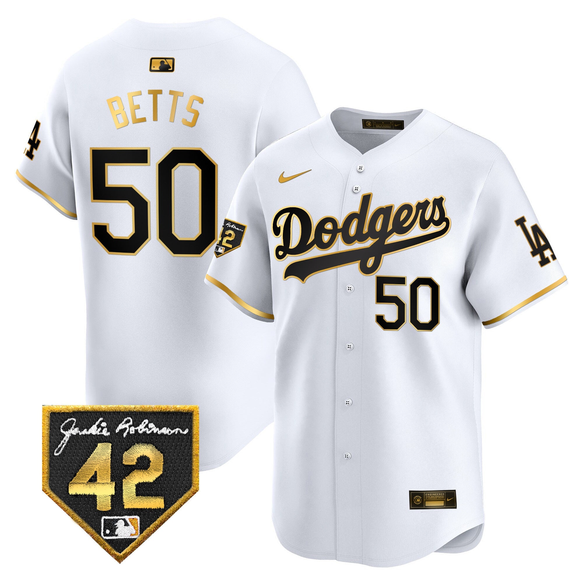 Men’s 2024 Jackie Robinson Patch Vapor Premier Limited Jersey