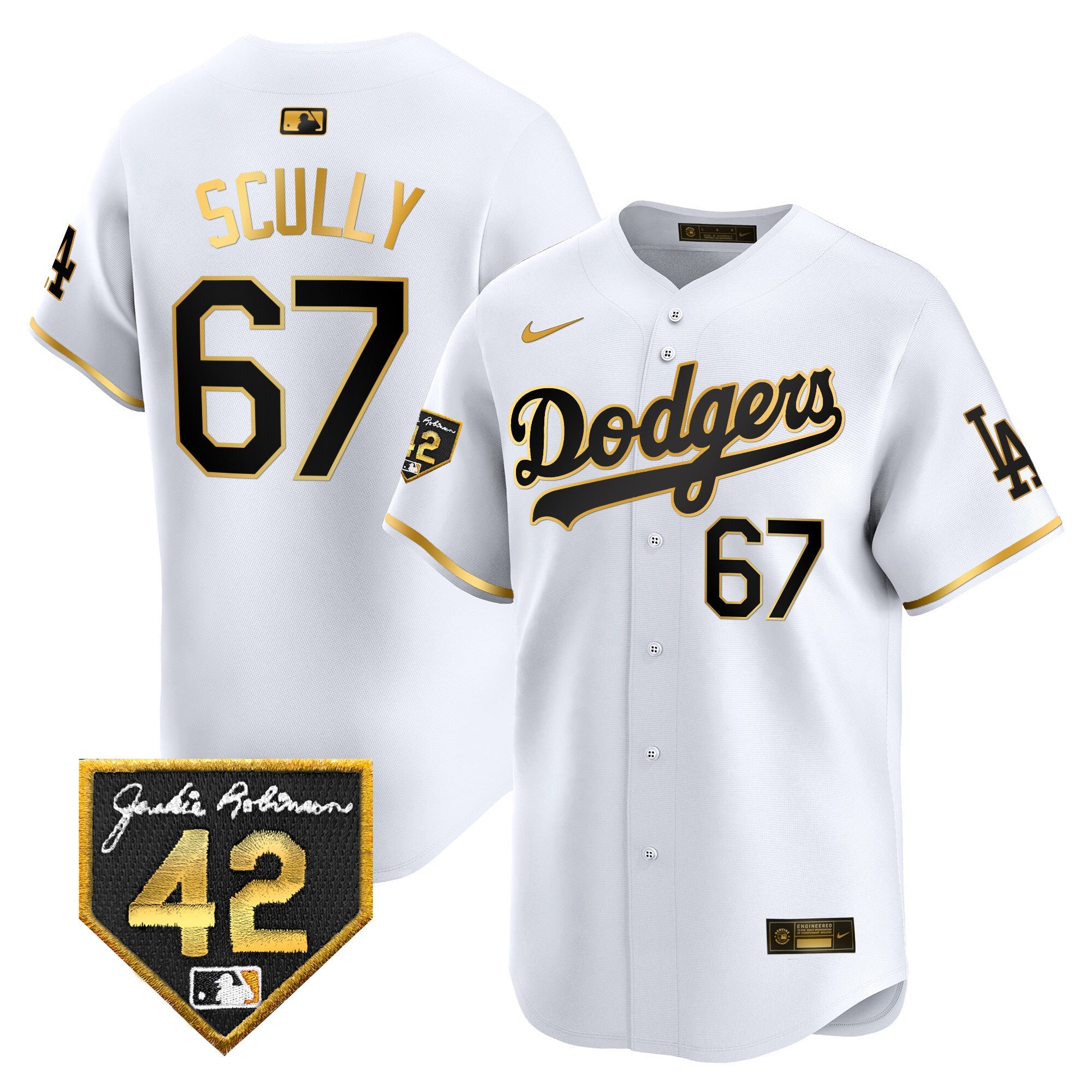 Men’s 2024 Jackie Robinson Patch Vapor Premier Limited Jersey