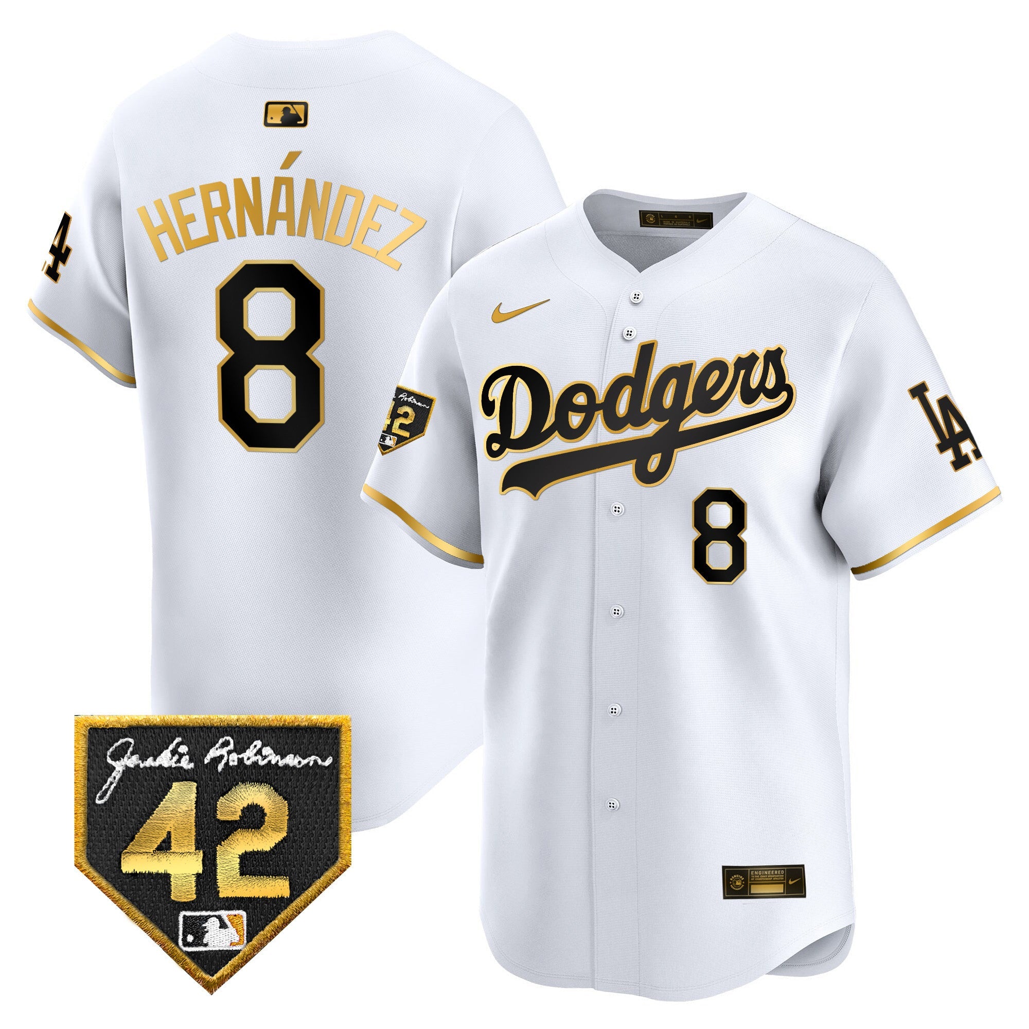 Men’s 2024 Jackie Robinson Patch Vapor Premier Limited Jersey