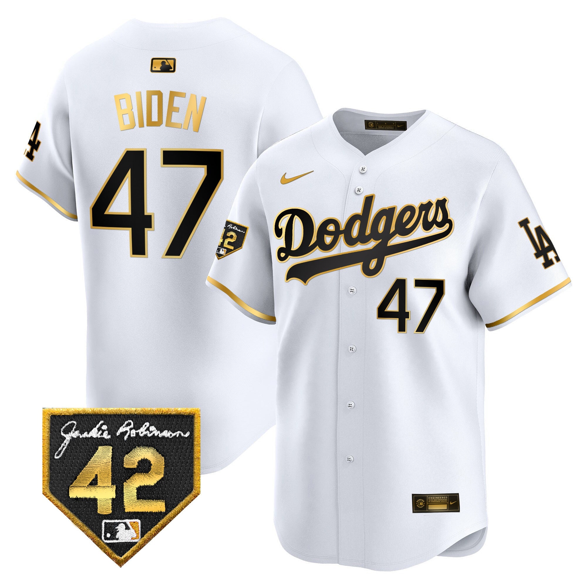 Men’s 2024 Jackie Robinson Patch Vapor Premier Limited Jersey