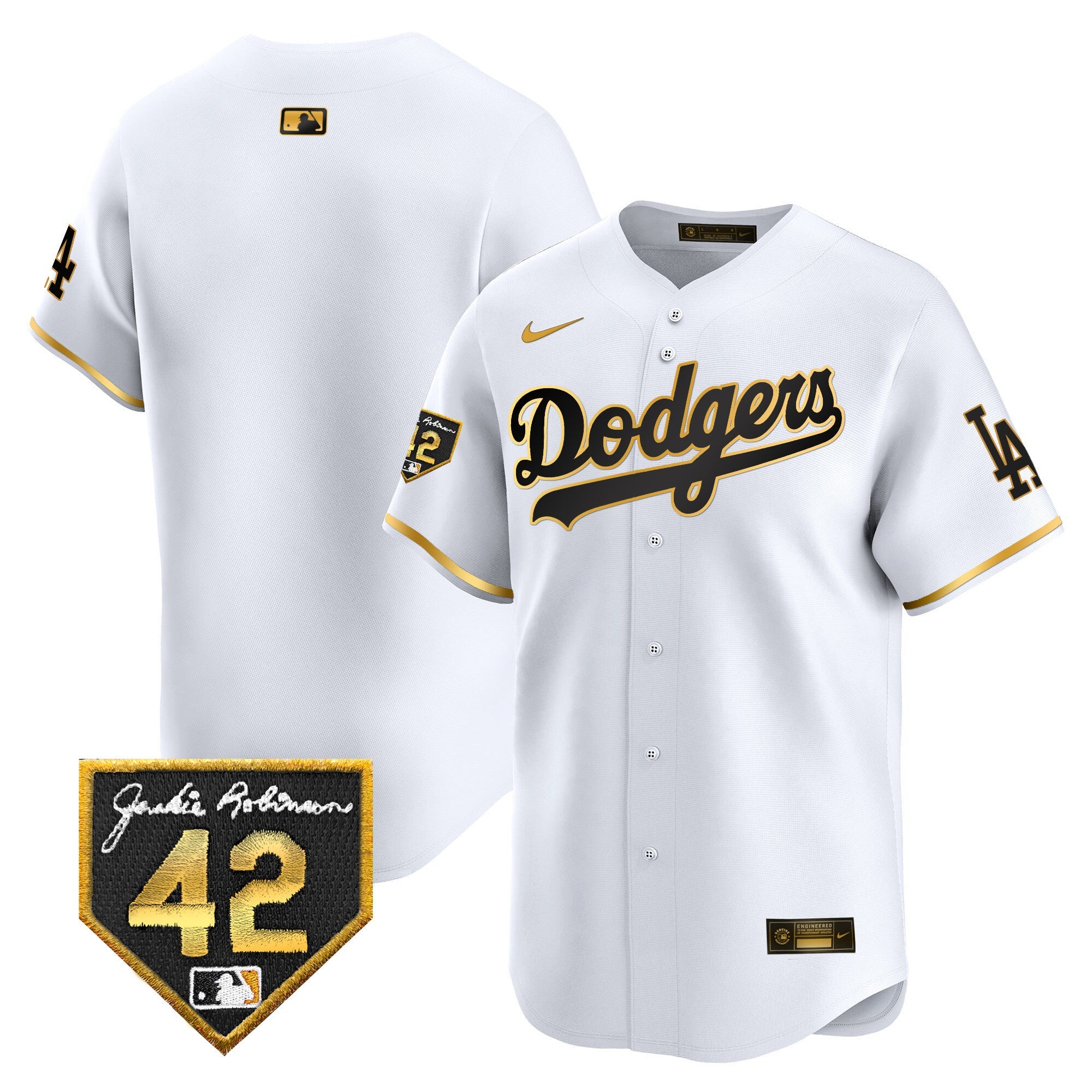 Men’s 2024 Jackie Robinson Patch Vapor Premier Limited Jersey