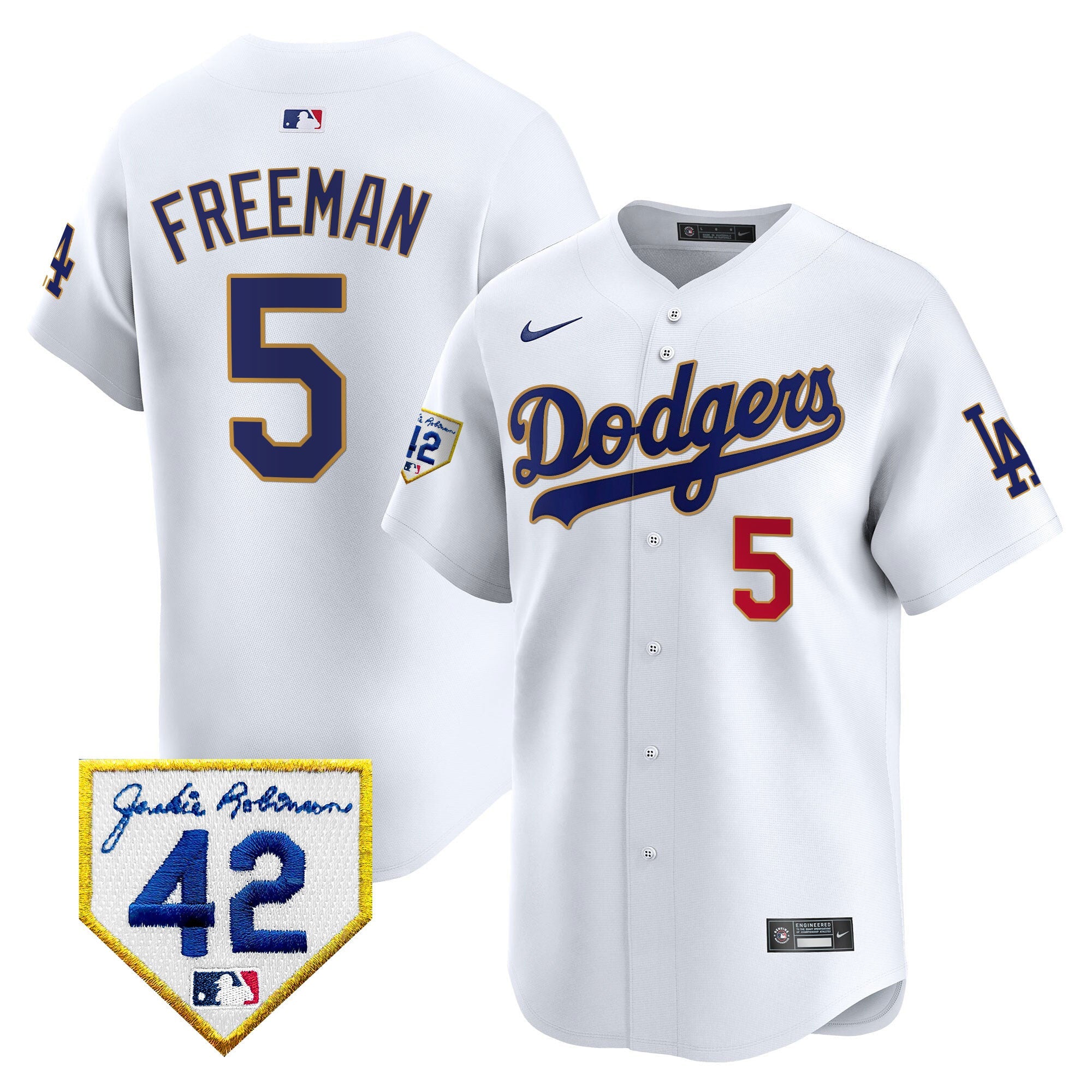 Men’s 2024 Jackie Robinson Patch Vapor Premier Limited Jersey