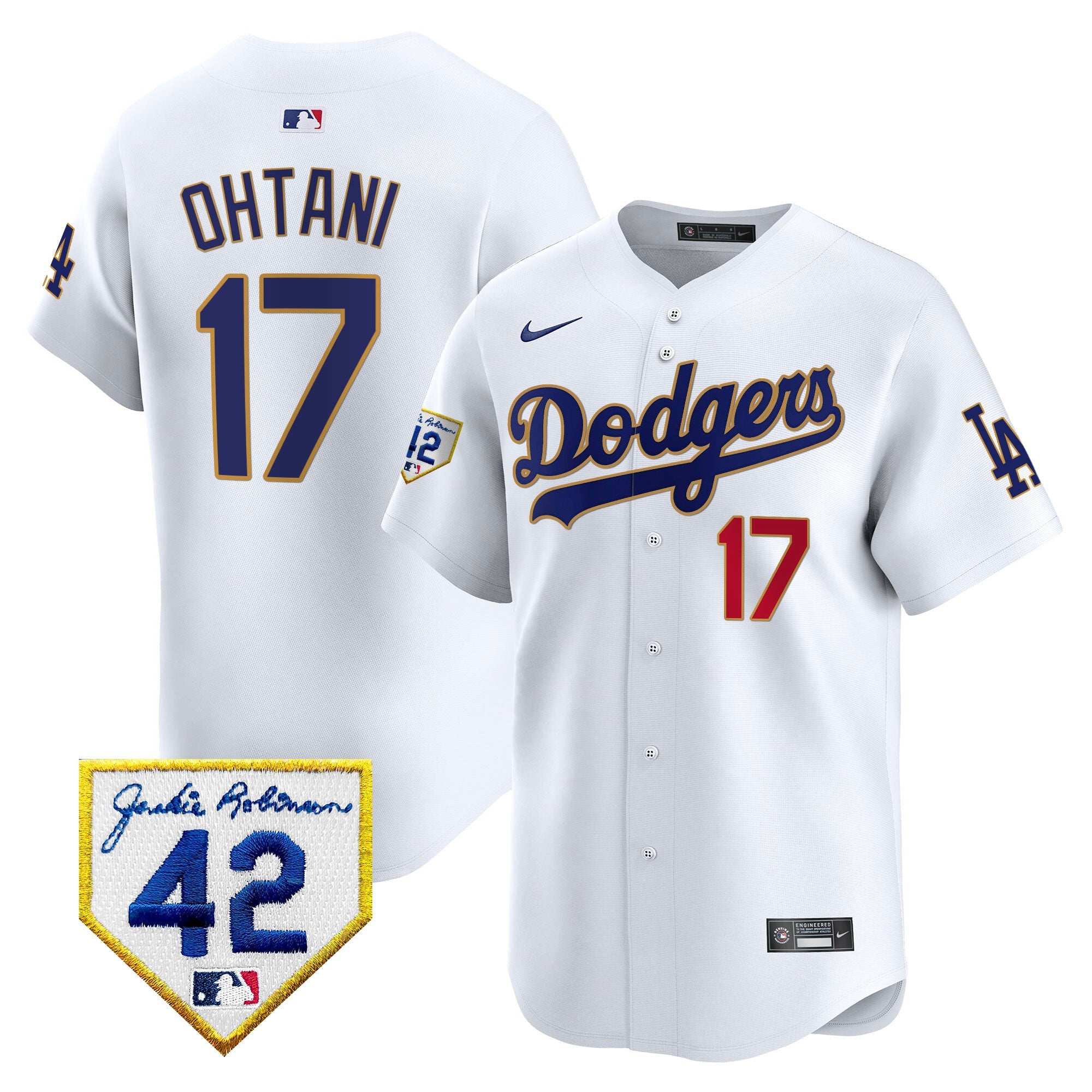 Men’s 2024 Jackie Robinson Patch Vapor Premier Limited Jersey