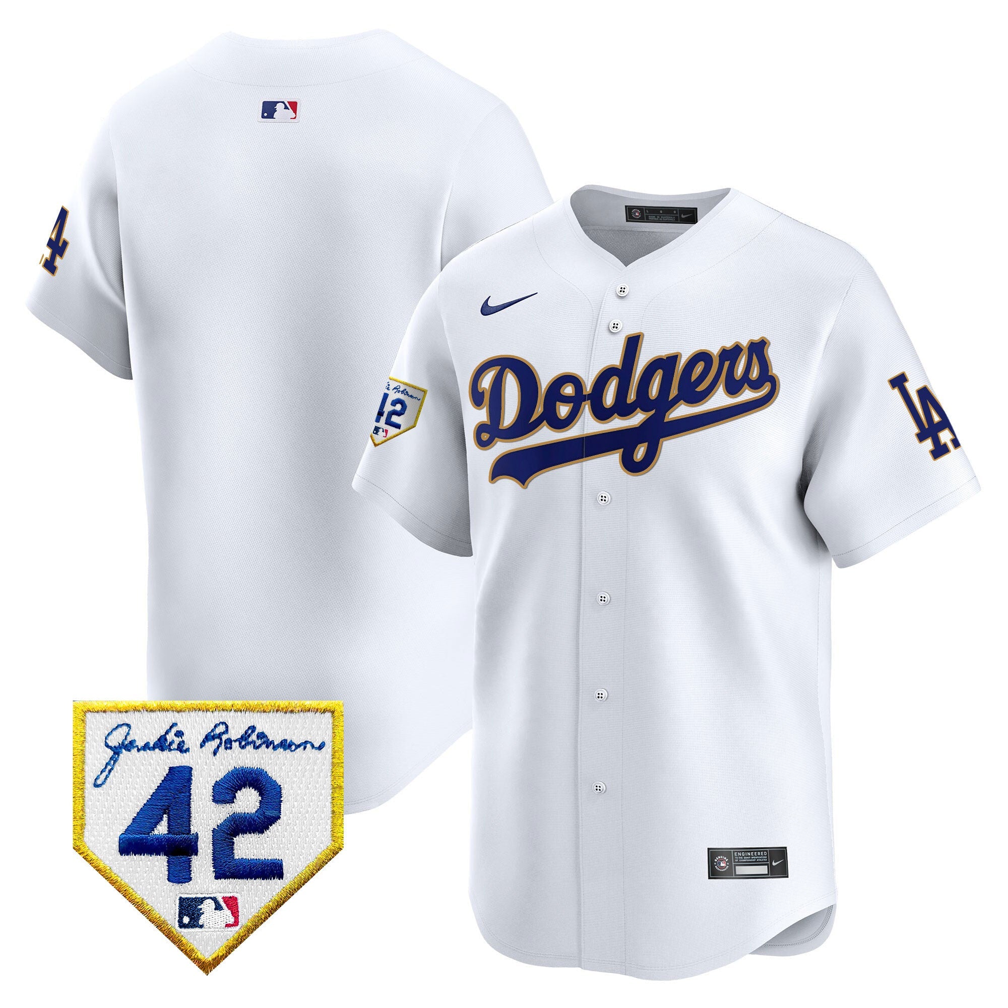 Men’s 2024 Jackie Robinson Patch Vapor Premier Limited Jersey