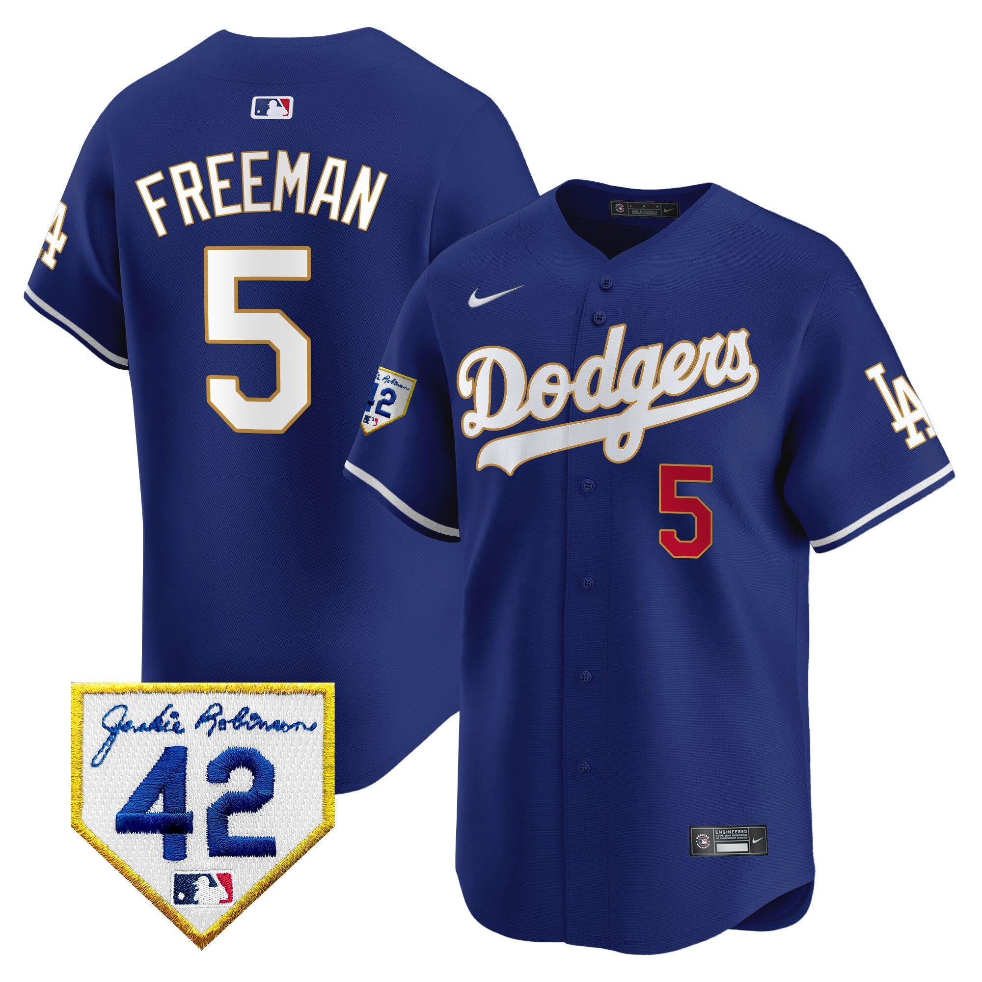 Men’s 2024 Jackie Robinson Patch Vapor Premier Limited Jersey