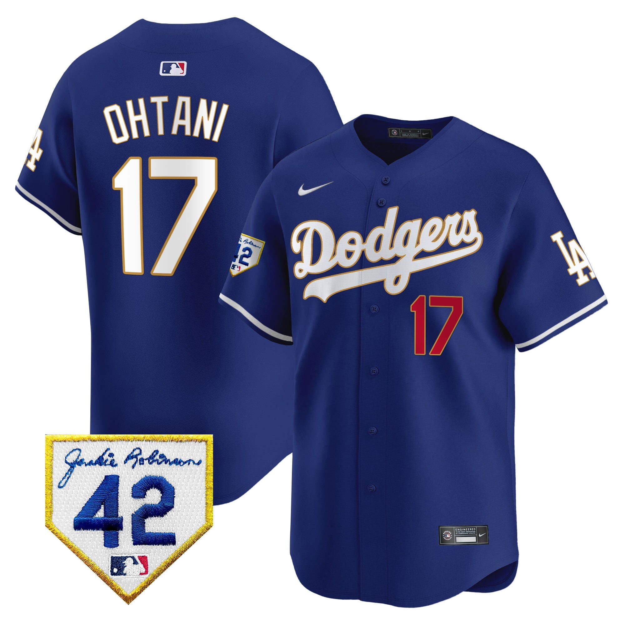 Men’s 2024 Jackie Robinson Patch Vapor Premier Limited Jersey