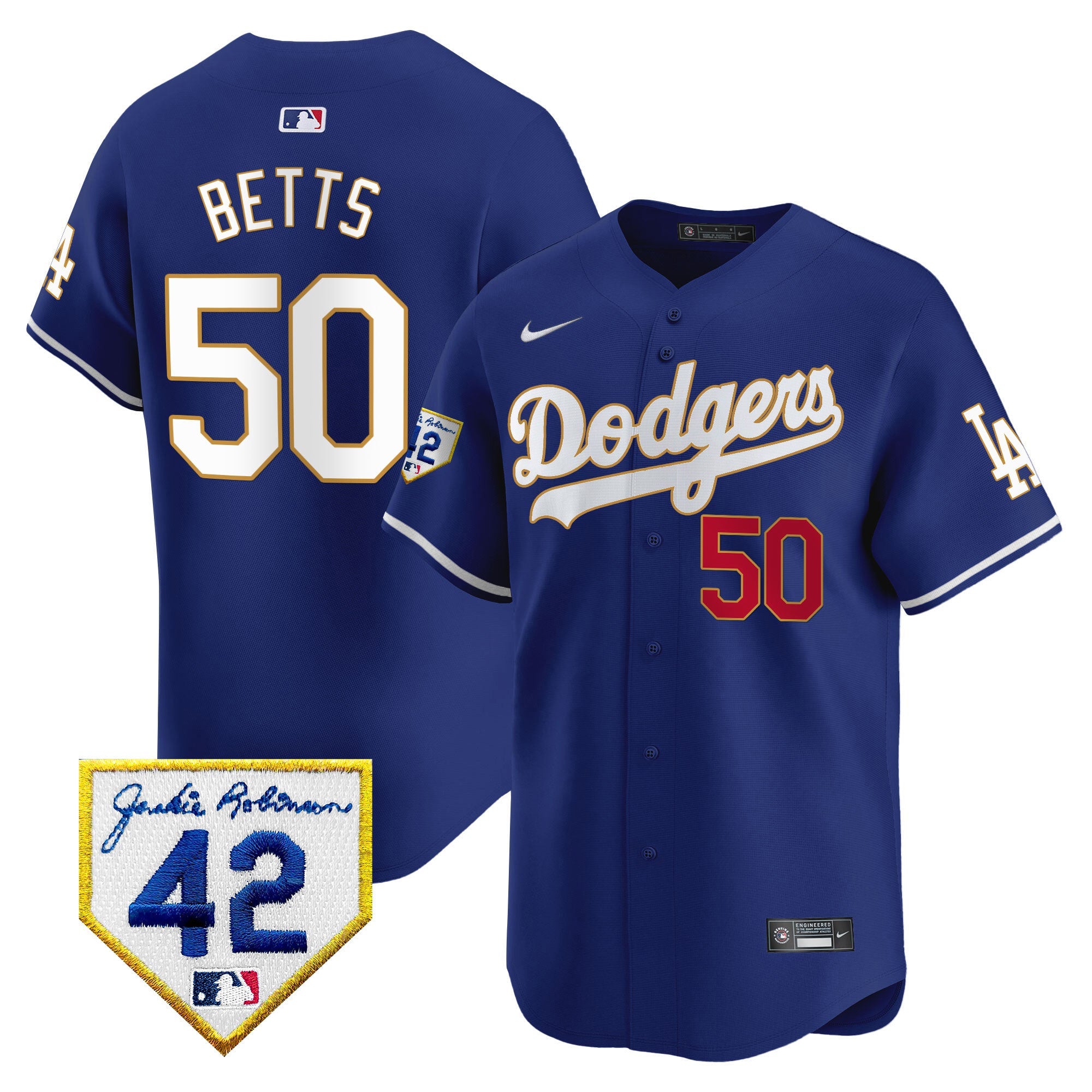 Men’s 2024 Jackie Robinson Patch Vapor Premier Limited Jersey