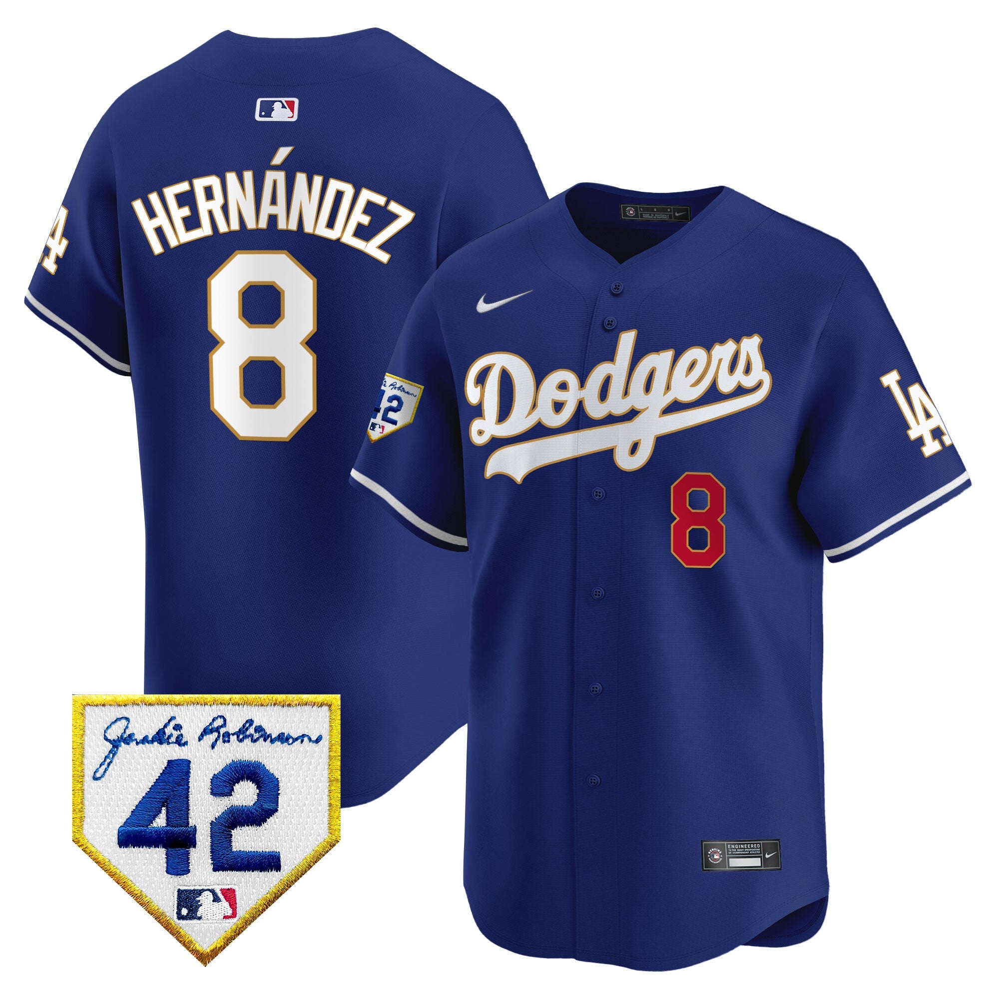 Men’s 2024 Jackie Robinson Patch Vapor Premier Limited Jersey