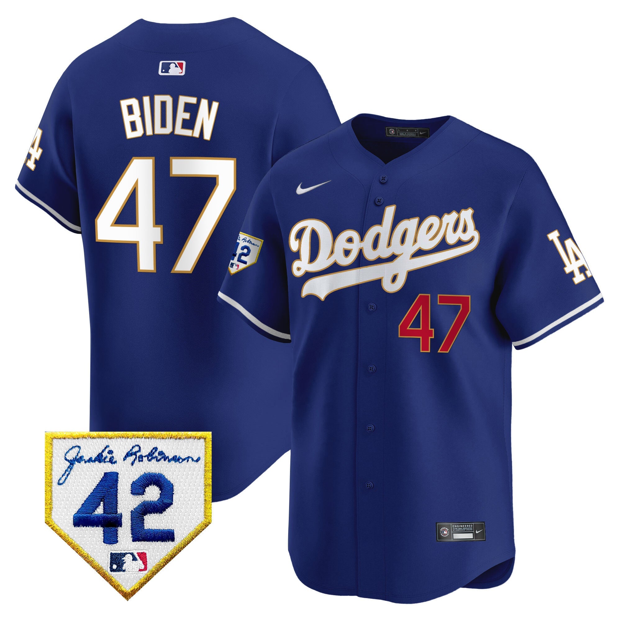 Men’s 2024 Jackie Robinson Patch Vapor Premier Limited Jersey