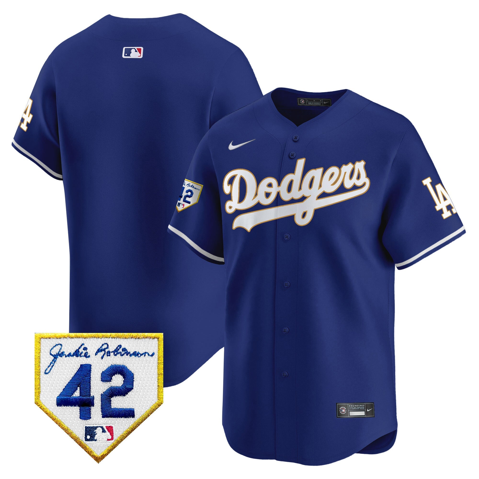 Men’s 2024 Jackie Robinson Patch Vapor Premier Limited Jersey
