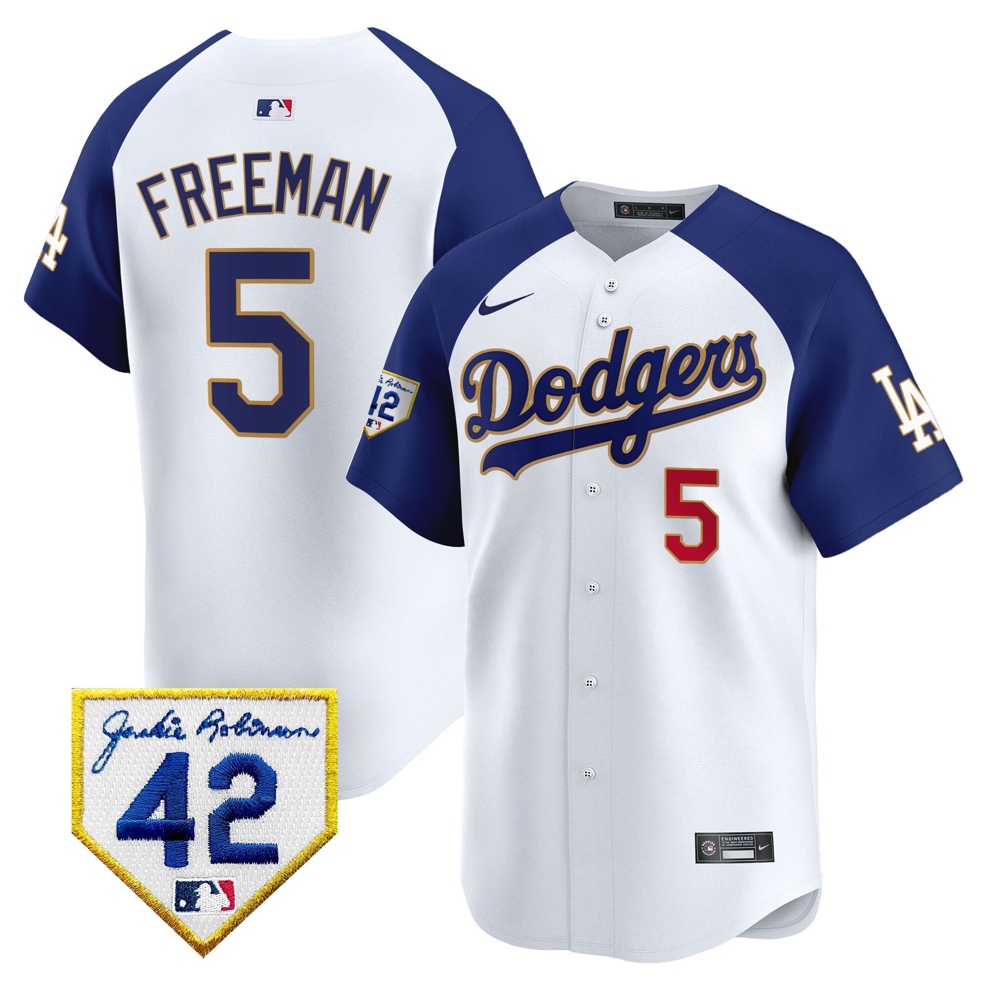 Men’s 2024 Jackie Robinson Patch Vapor Premier Limited Jersey