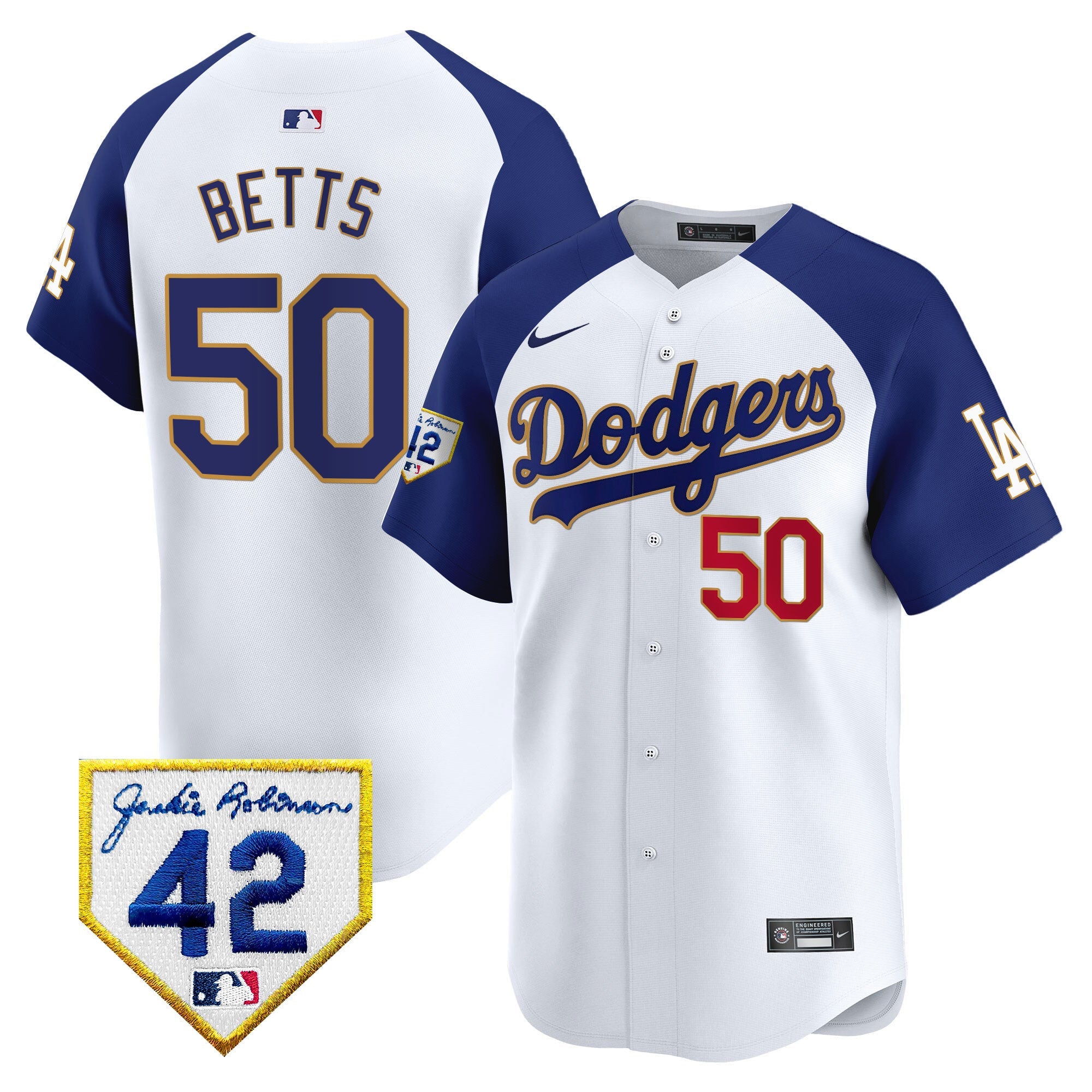 Men’s 2024 Jackie Robinson Patch Vapor Premier Limited Jersey