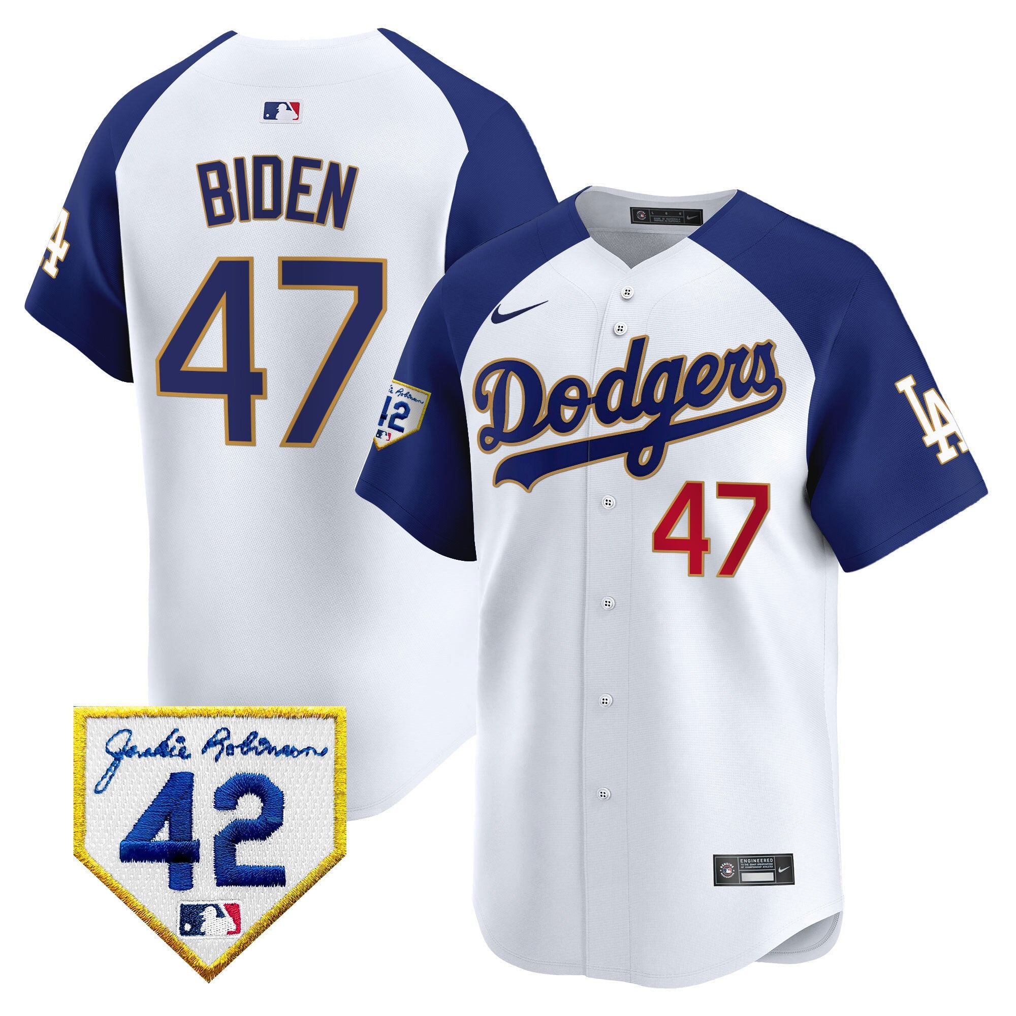 Men’s 2024 Jackie Robinson Patch Vapor Premier Limited Jersey
