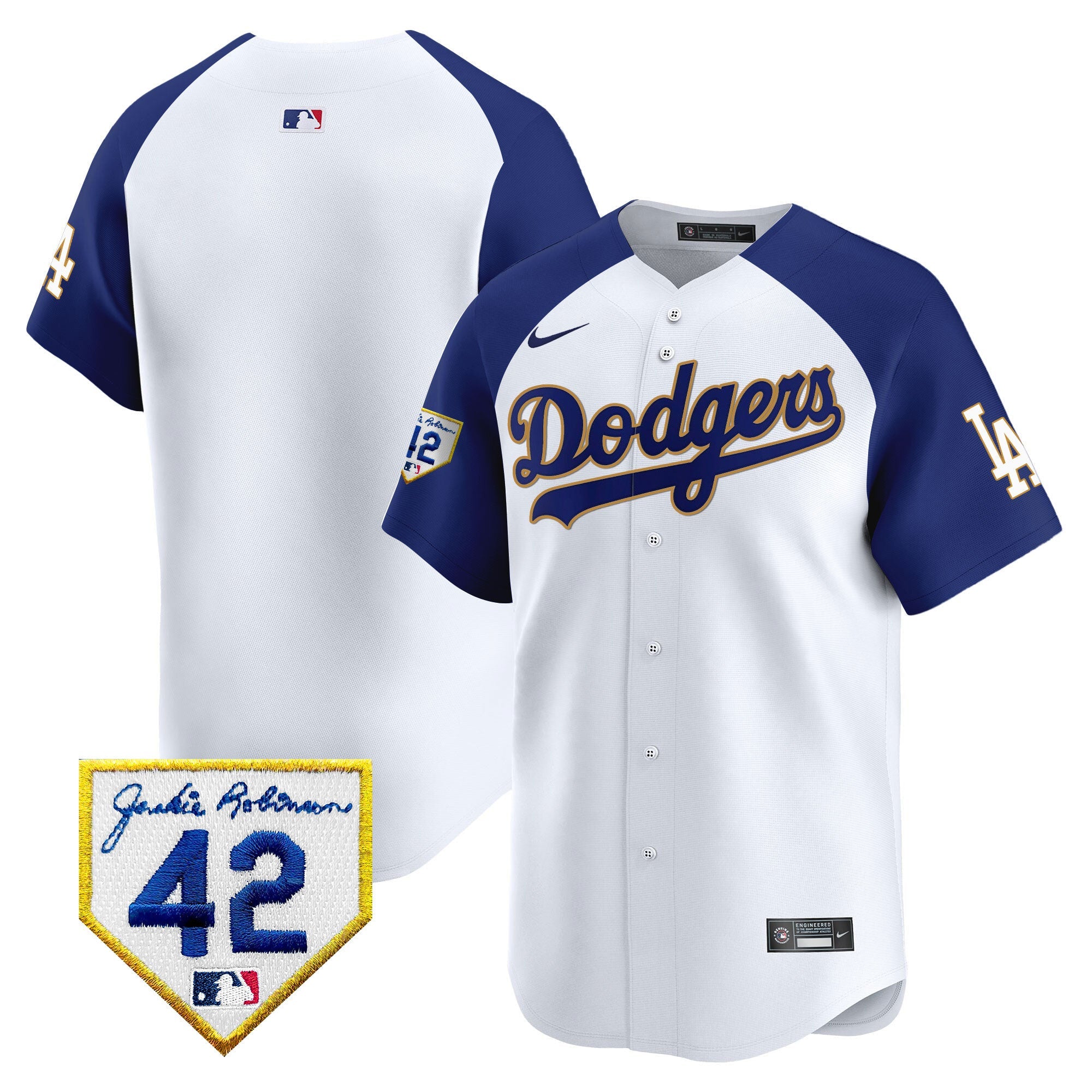 Men’s 2024 Jackie Robinson Patch Vapor Premier Limited Jersey