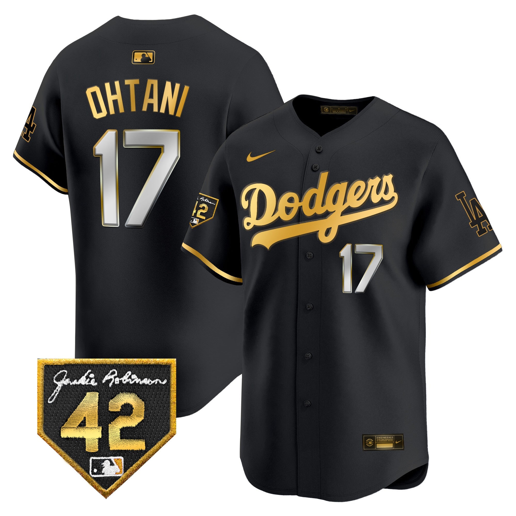 Men’s 2024 Jackie Robinson Patch Vapor Premier Limited Jersey