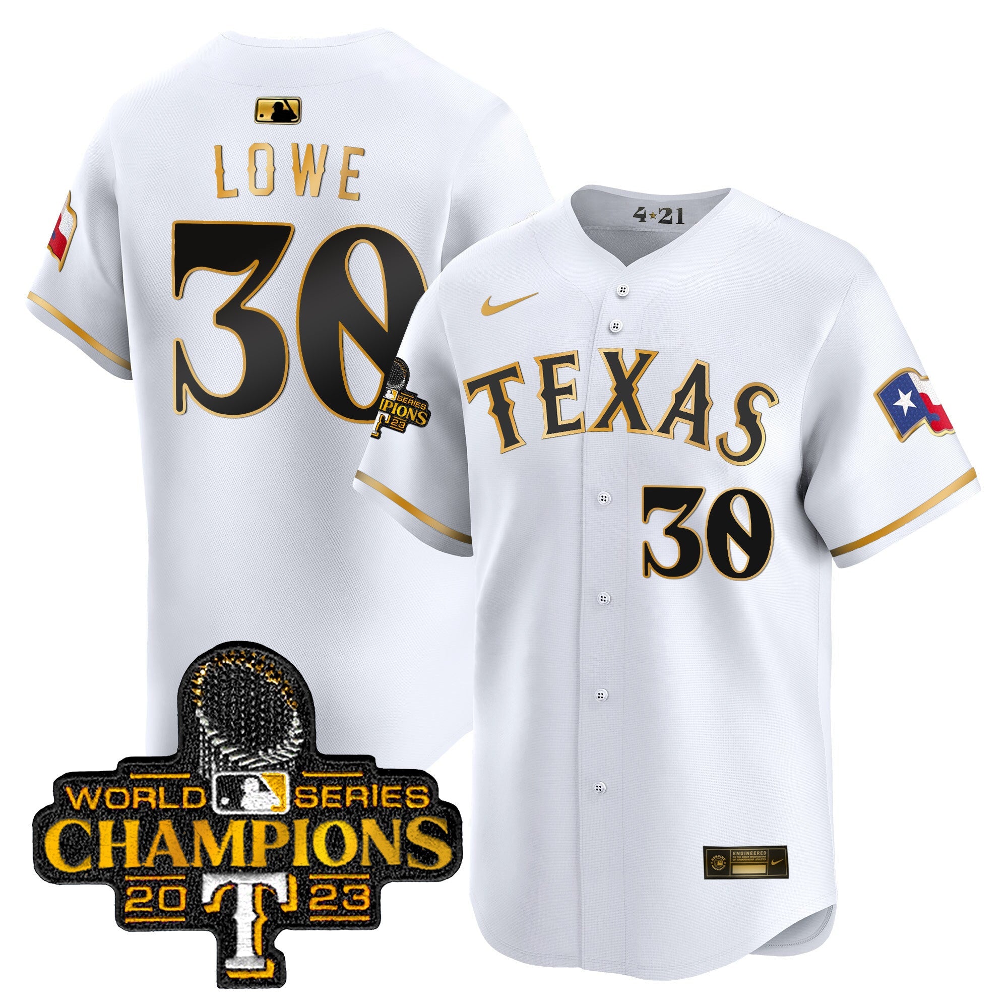 Men’s Texas 2023 World Series Champions City Connect Vapor Premier Limited Jersey