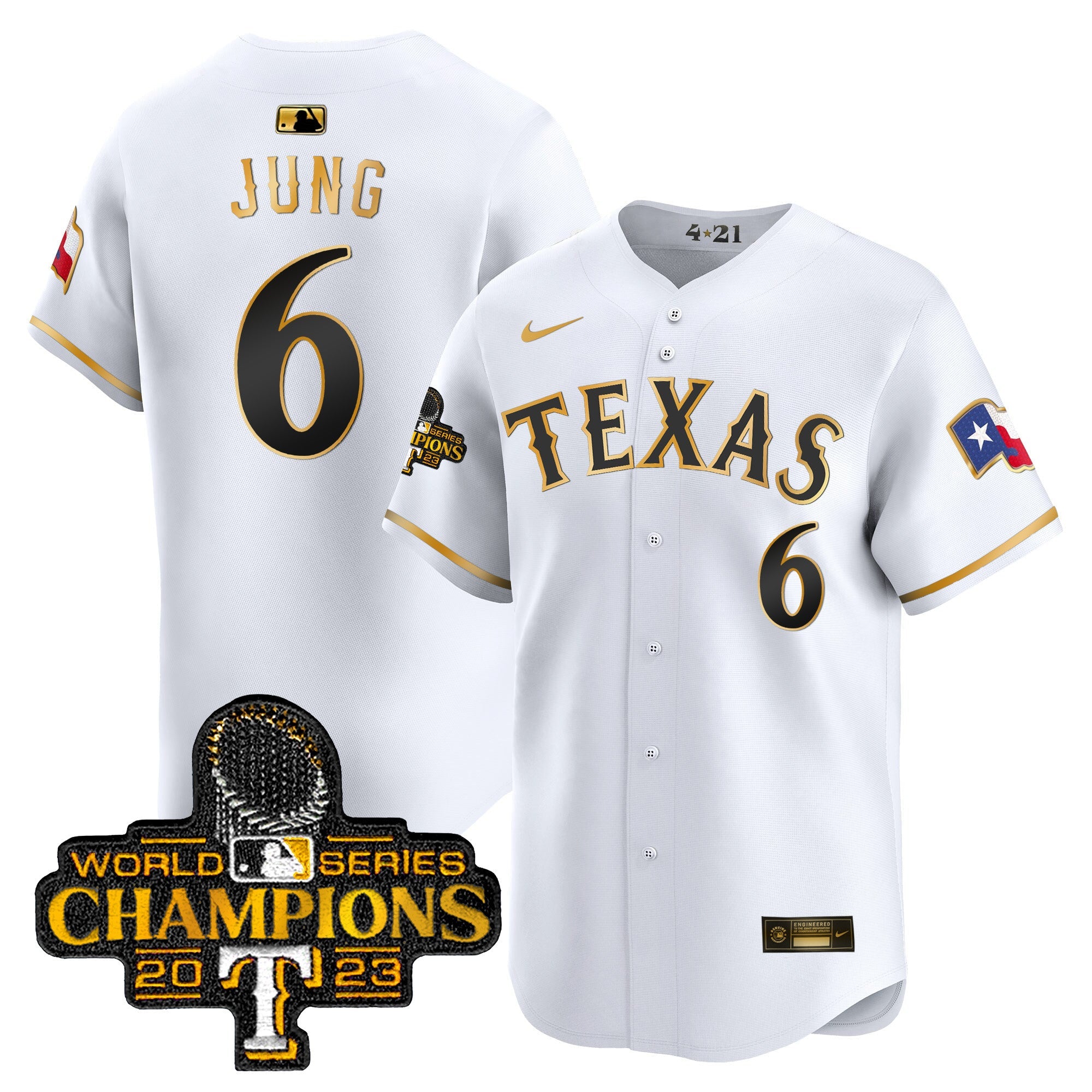 Men’s Texas 2023 World Series Champions City Connect Vapor Premier Limited Jersey
