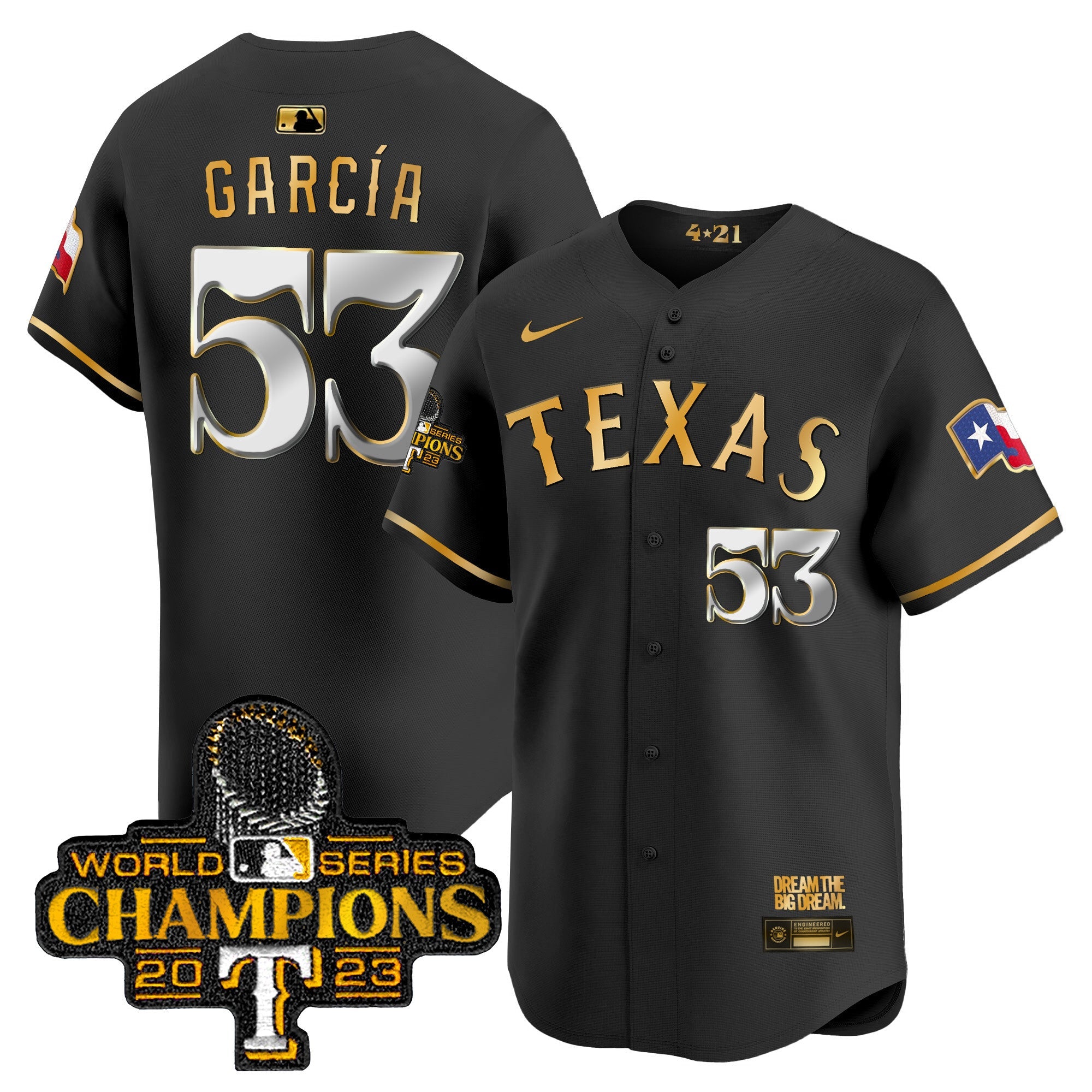 Men’s Texas 2023 World Series Champions City Connect Vapor Premier Limited Jersey