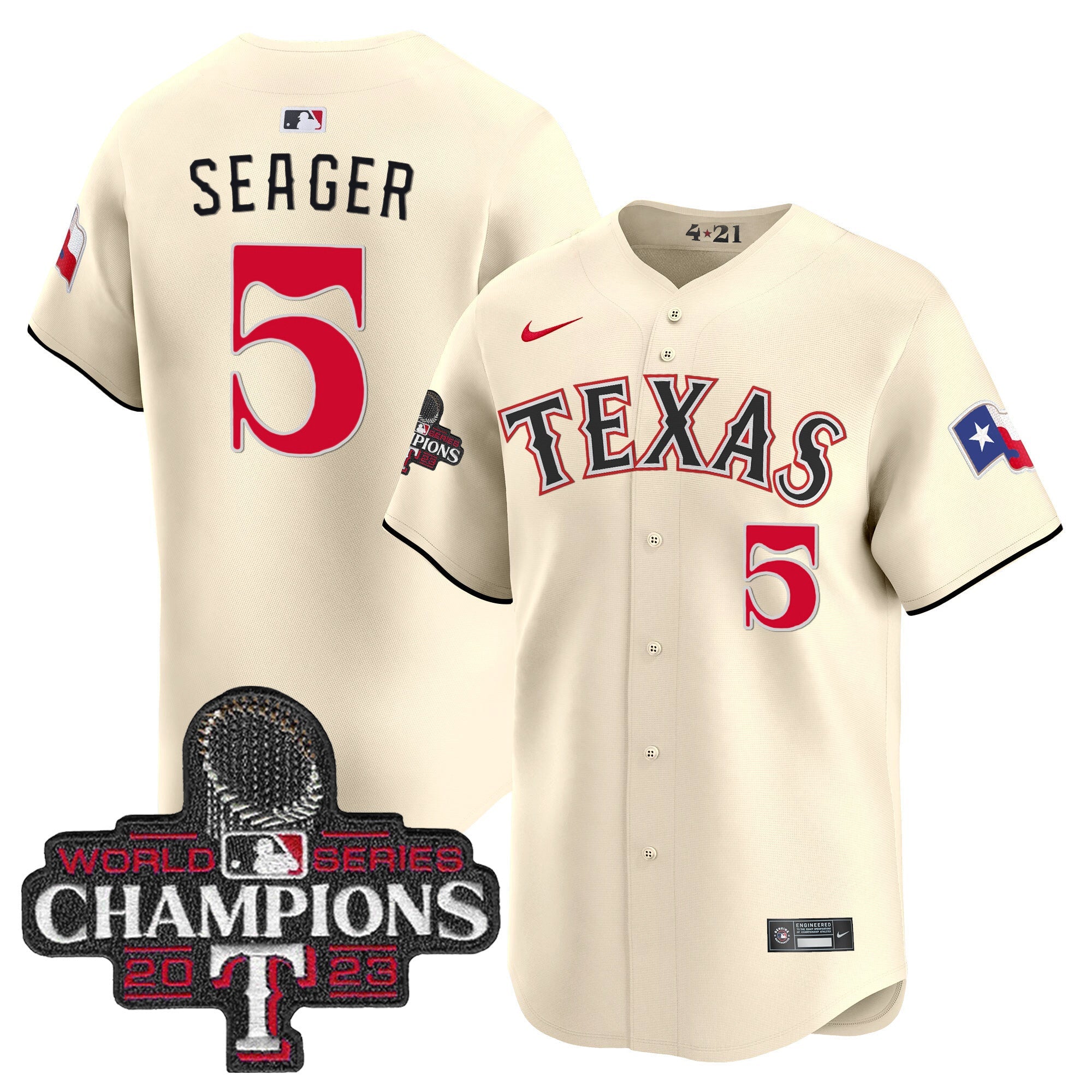 Men’s Texas 2023 World Series Champions City Connect Vapor Premier Limited Jersey