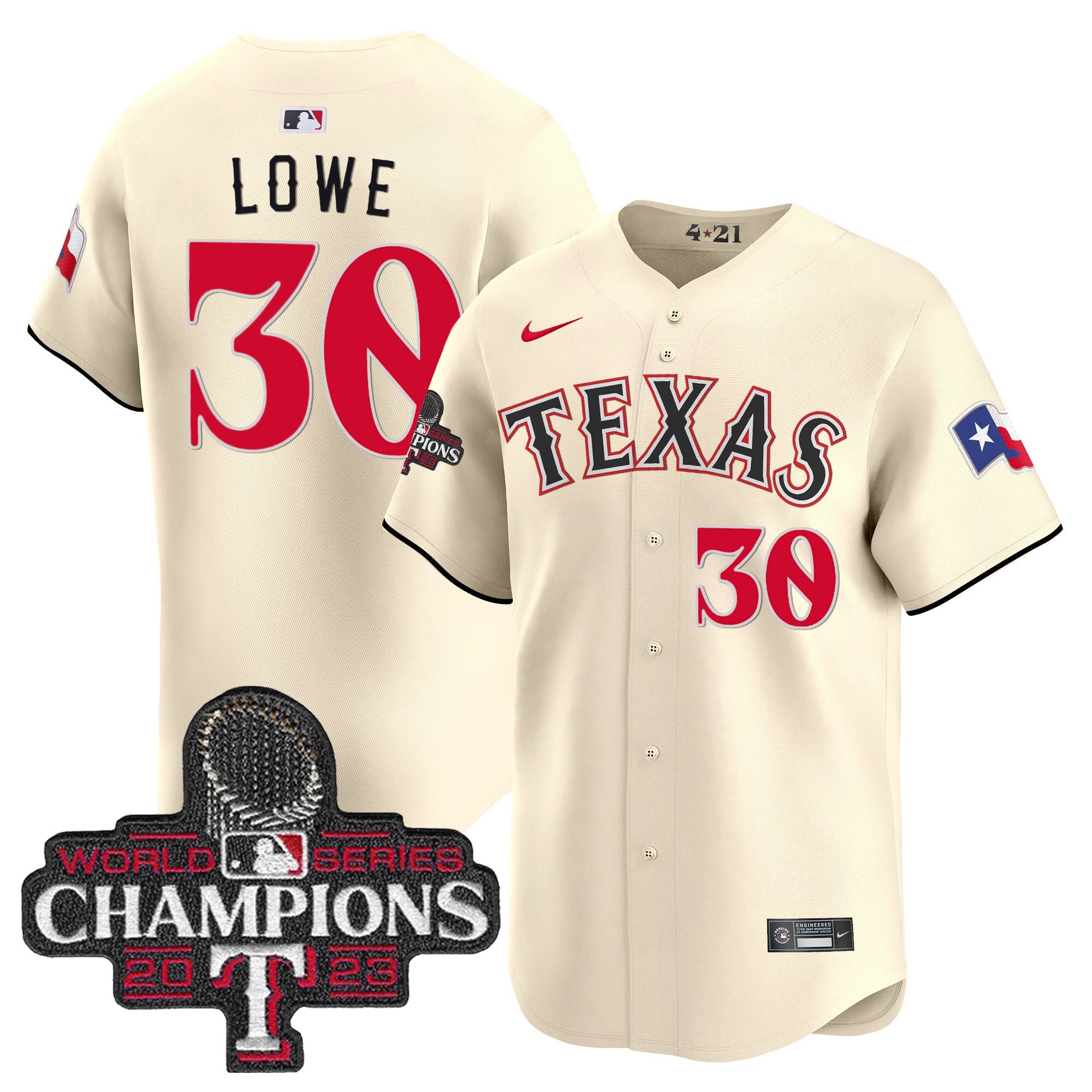 Men’s Texas 2023 World Series Champions City Connect Vapor Premier Limited Jersey