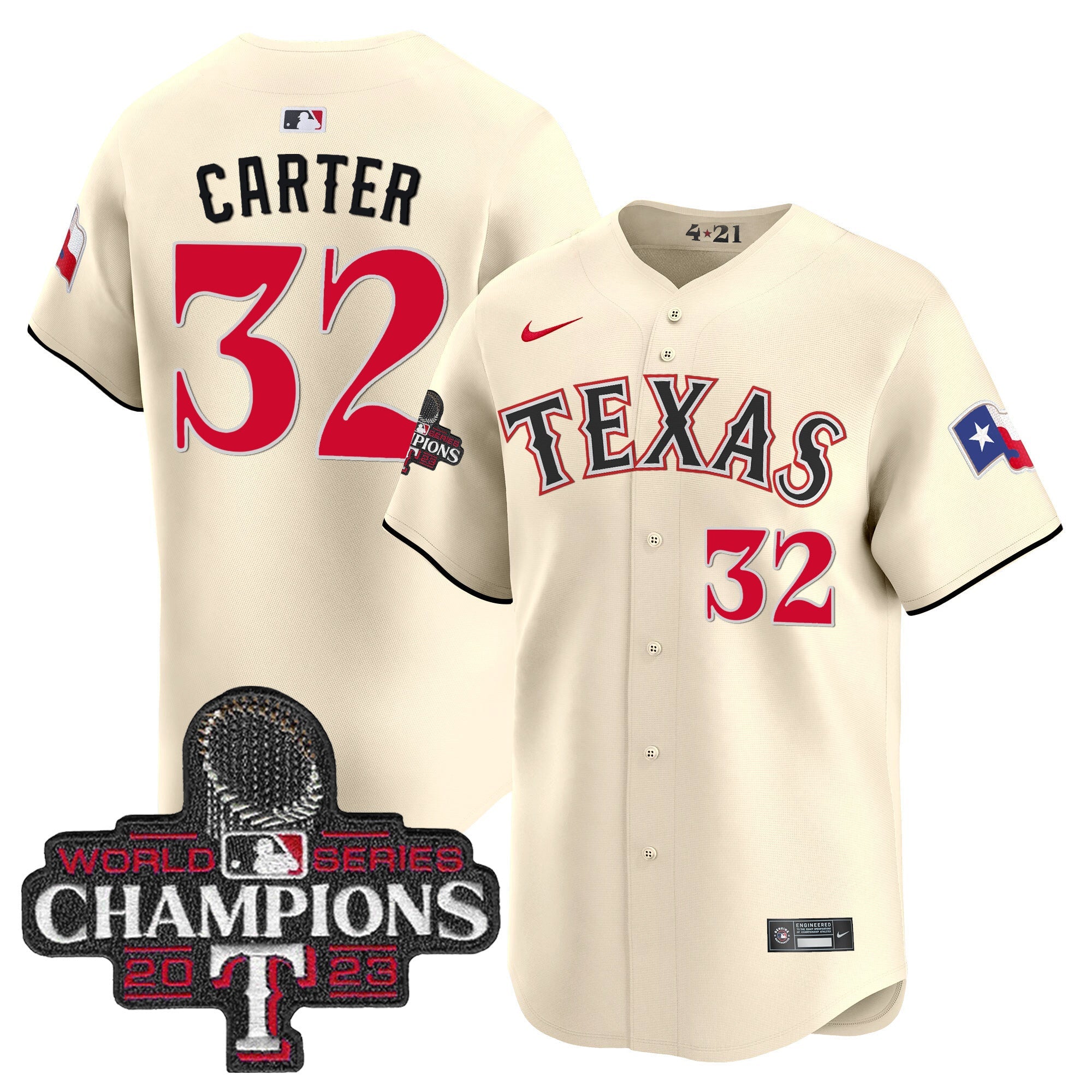 Men’s Texas 2023 World Series Champions City Connect Vapor Premier Limited Jersey