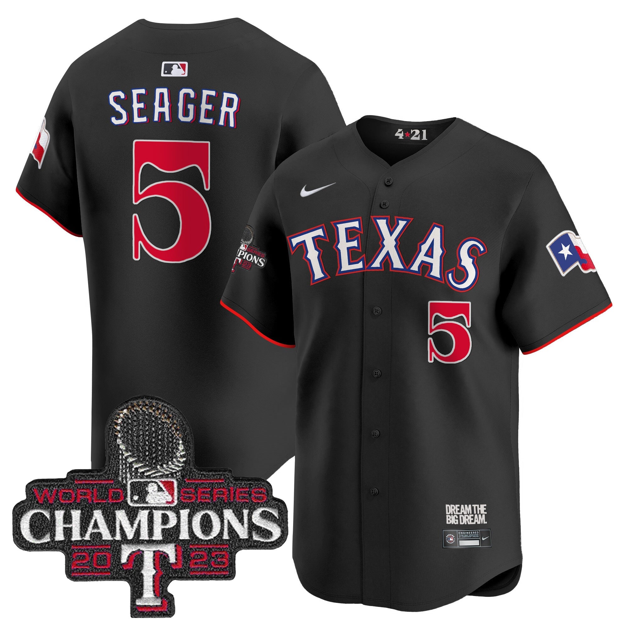 Men’s Texas 2023 World Series Champions City Connect Vapor Premier Limited Jersey