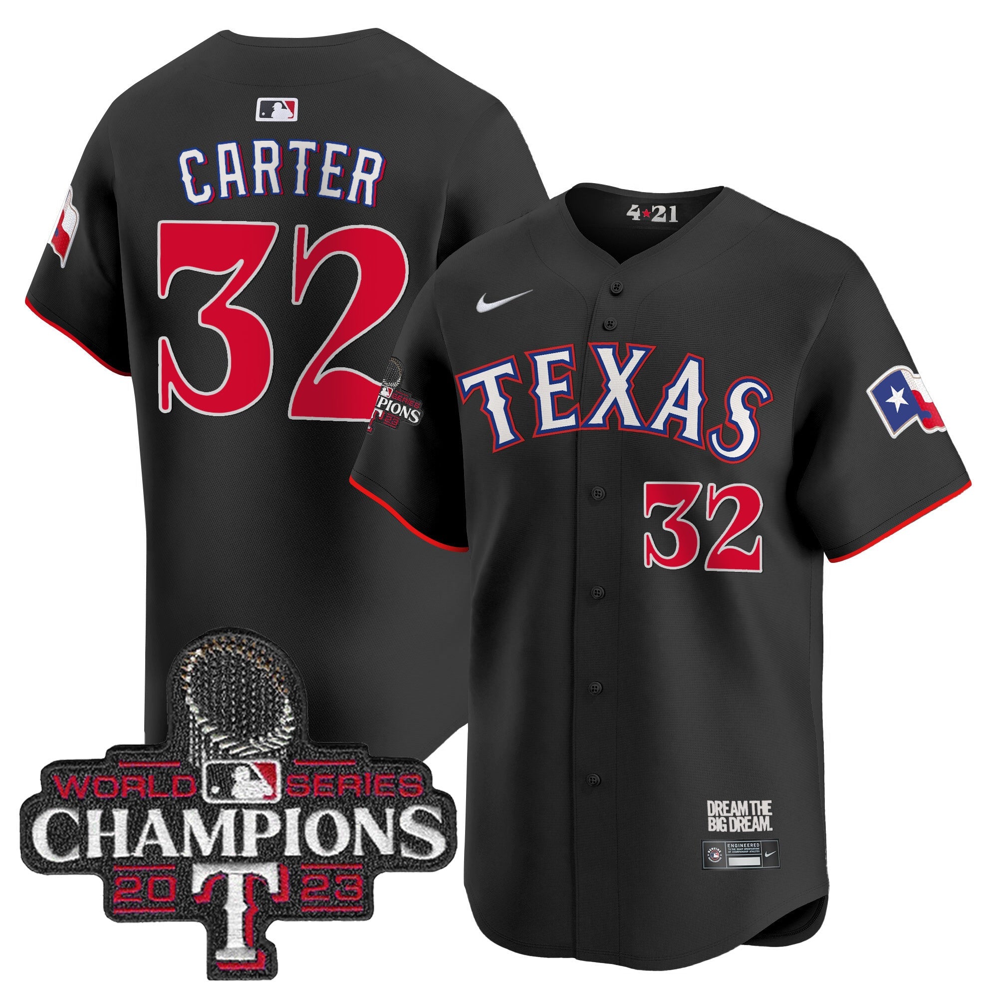 Men’s Texas 2023 World Series Champions City Connect Vapor Premier Limited Jersey